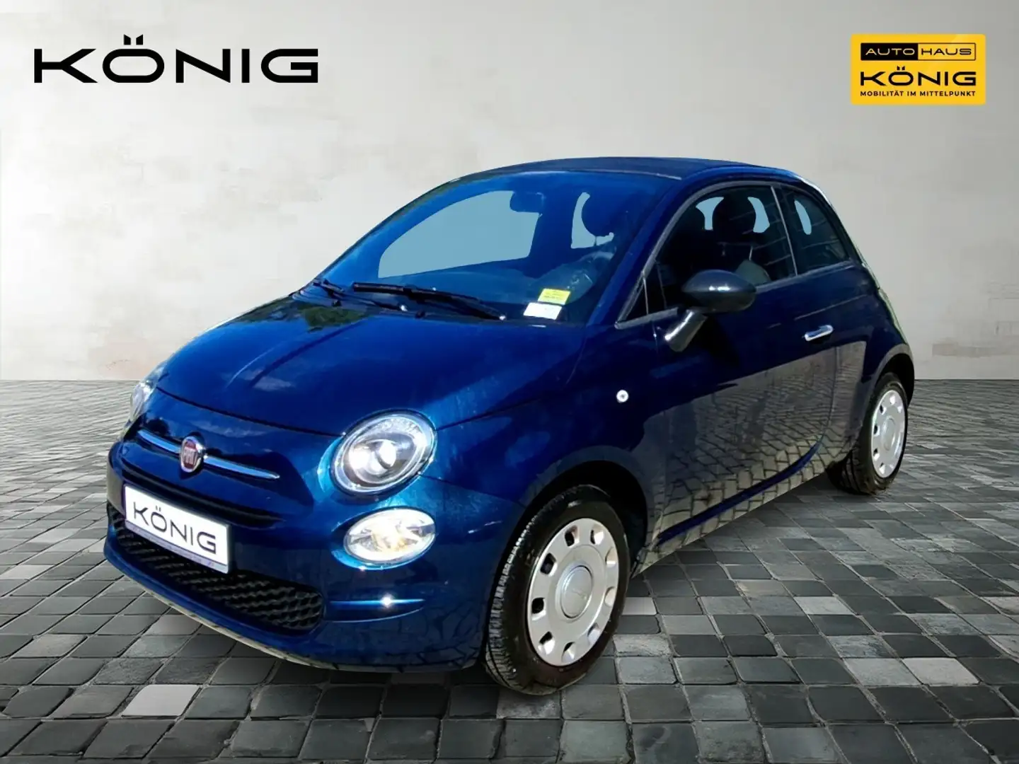 Fiat 500C MY23 Cabrio 1.0 Club *Klima*DAB+*USB Bleu - 1