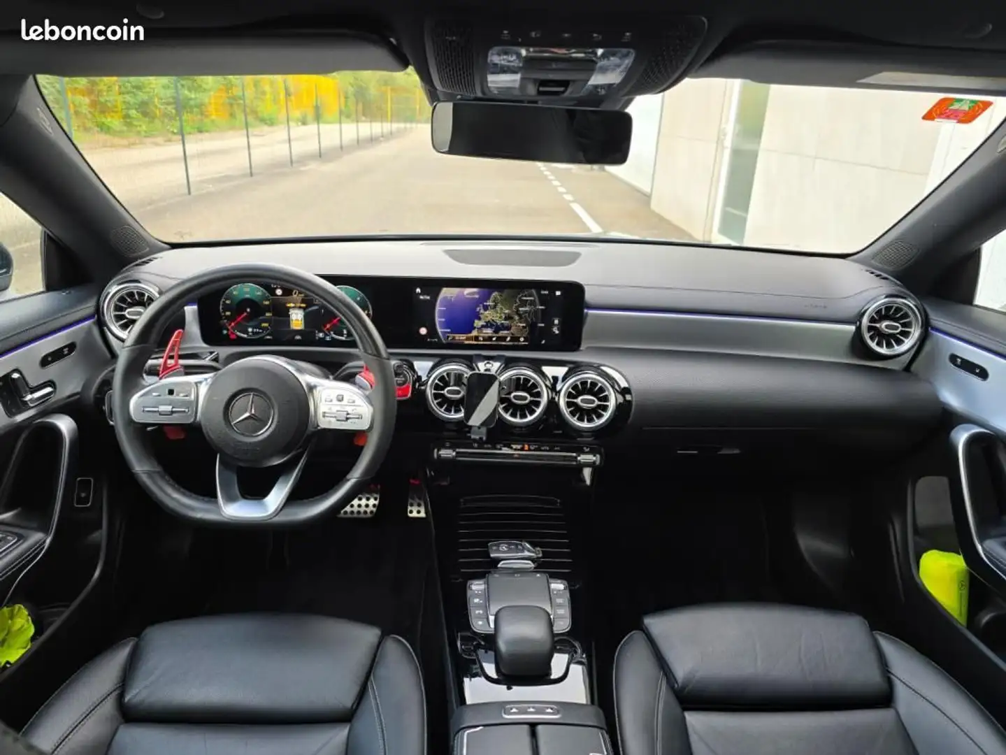 Mercedes-Benz CLA 200 Classe Mercedes 2.0 200 D 150ch AMG LINE CAMERA 360-CUIR-MULTIBEAM Bleu - 2