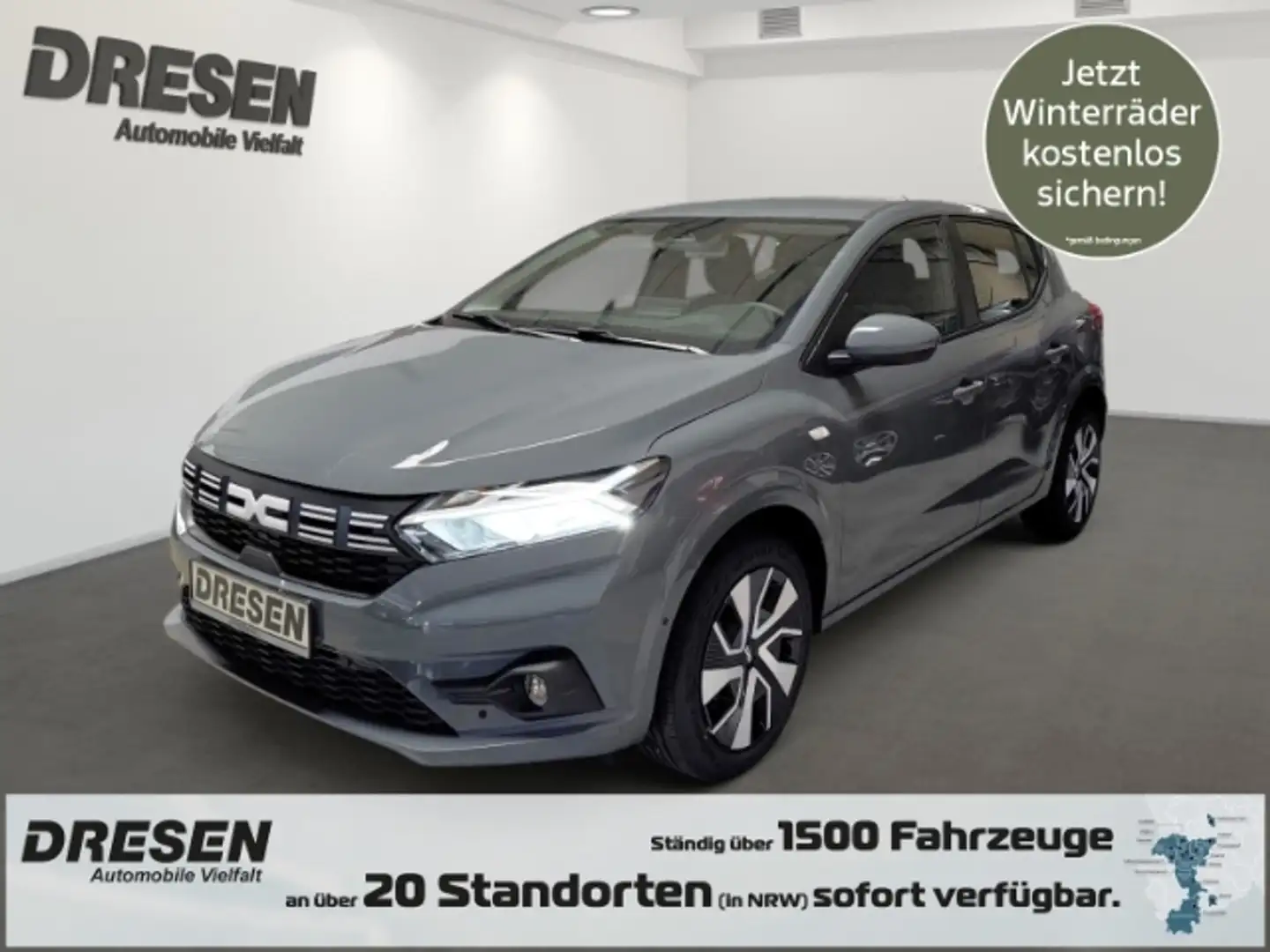 Dacia Sandero 1.0 TCe 90 Expression NAVI RÜCKFAHRKAMERA WINTERPA Grijs - 1