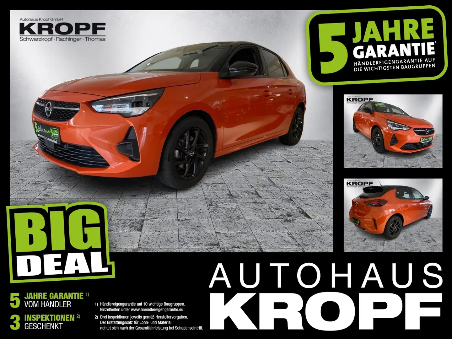 Opel Corsa F 1.2 Turbo GS Line Rückfahrkamera Orange - 1