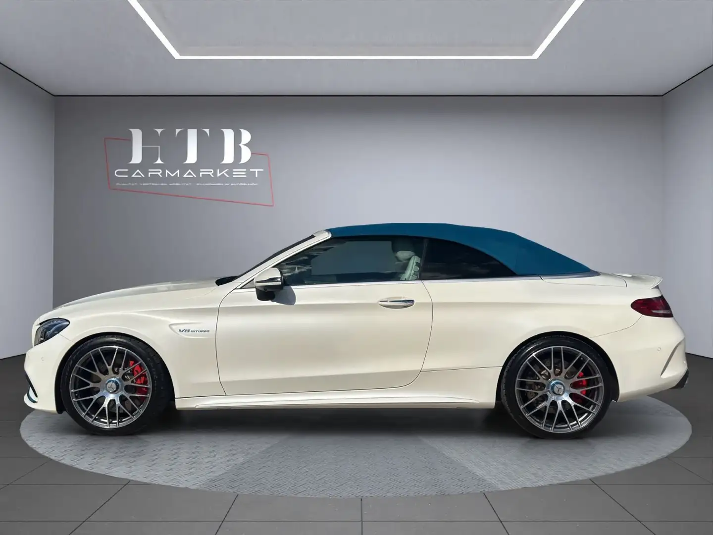 Mercedes-Benz C 63 AMG C 63 S AMG Cabrio "Ocean Blue Edition" 1 of 150" Weiß - 2