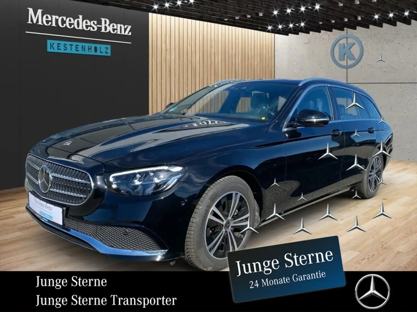 Mercedes-Benz E 200 d T *AVANTGARDE*MBUX*AHK*PANO*NAVI*SHZ* Negro - 1