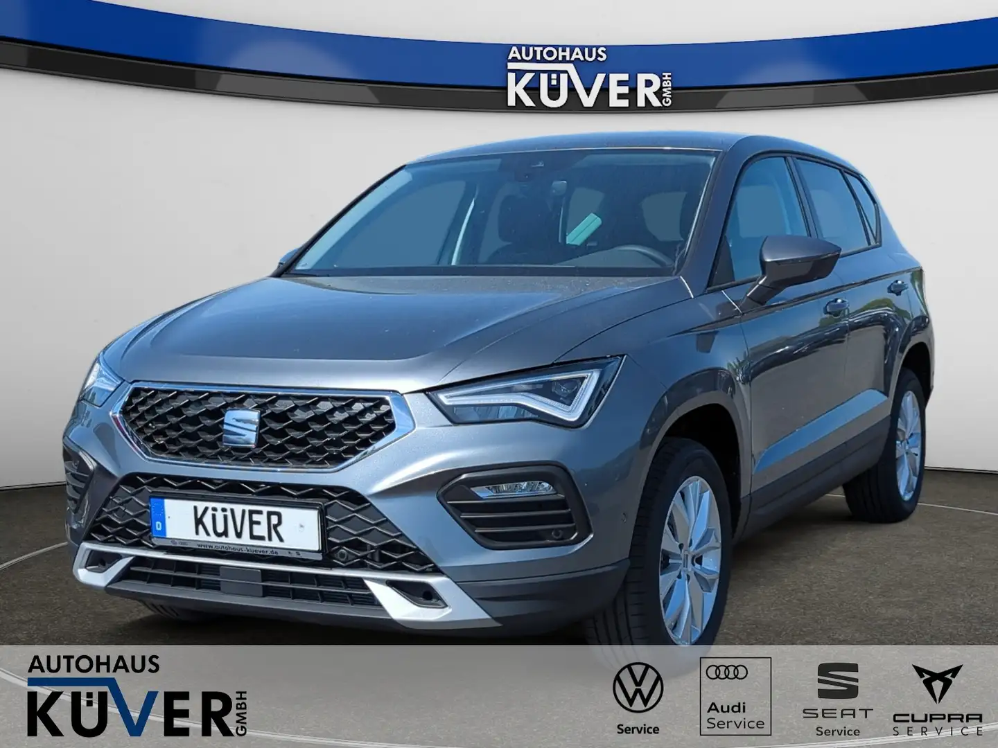 SEAT Ateca Style 2,0 TDI DSG Navi+ACC+LED+AHK+Shzg. Grau - 1
