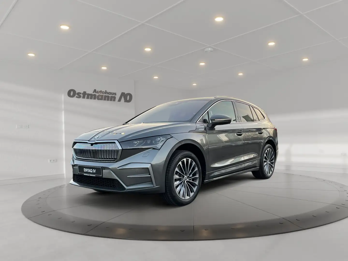 Skoda Enyaq 85 L&K 210kw *HUD*AHK*NAVI*Virtual Cockpit Gris - 2