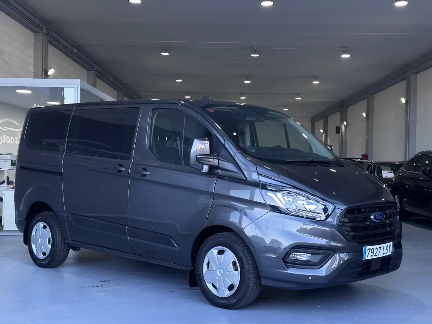 Ford Transit Custom FT 280 L1 Van Ambiente EcoBlue Hybr Grigio - 2