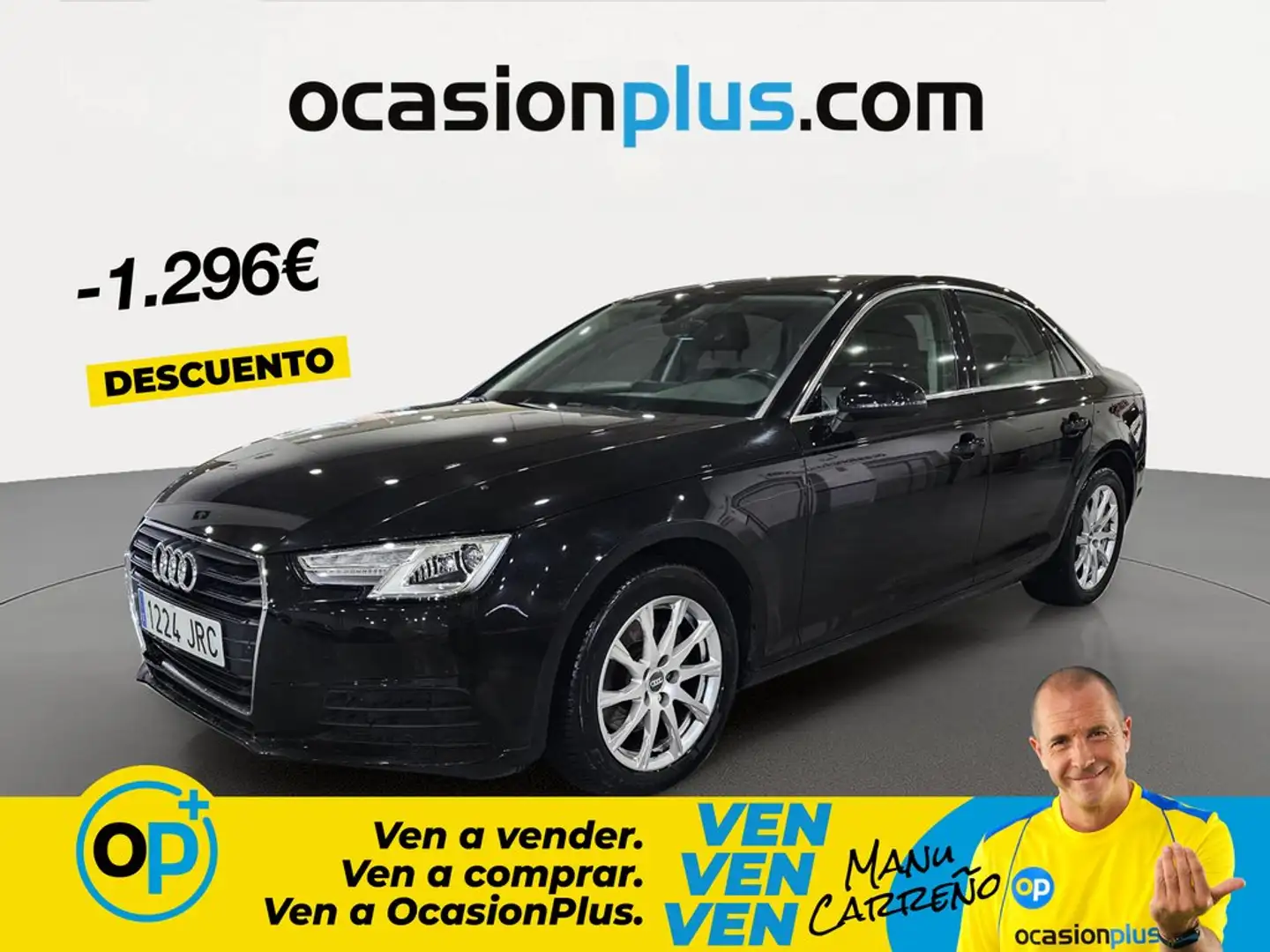 Audi A4 2.0TDI S tronic 110kW Negro - 1