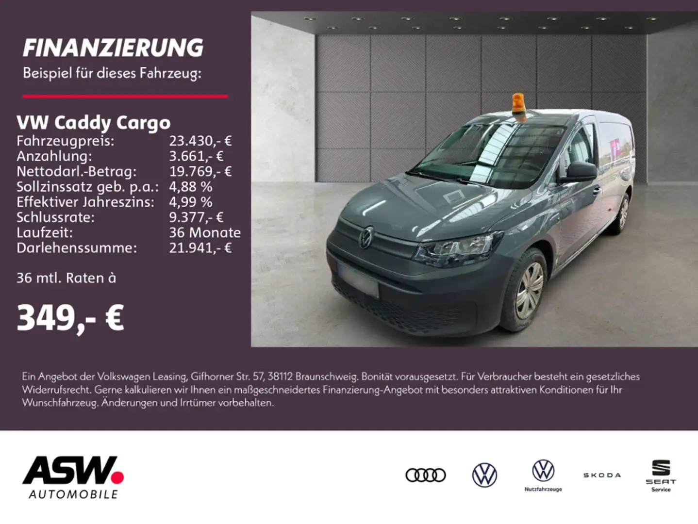 Volkswagen Caddy Maxi 2.0 TDI 6-Gang Anhängerkupplung Gris - 1