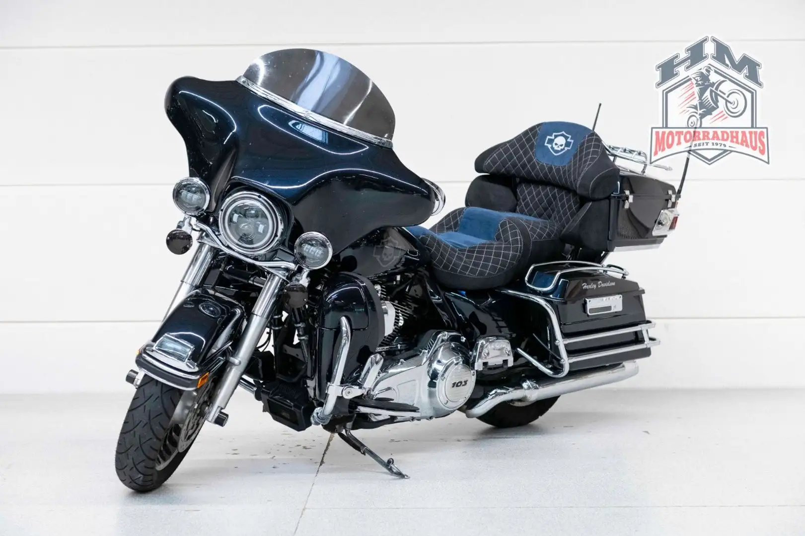 Harley-Davidson Electra Glide Classic *5HD* Bleu - 2