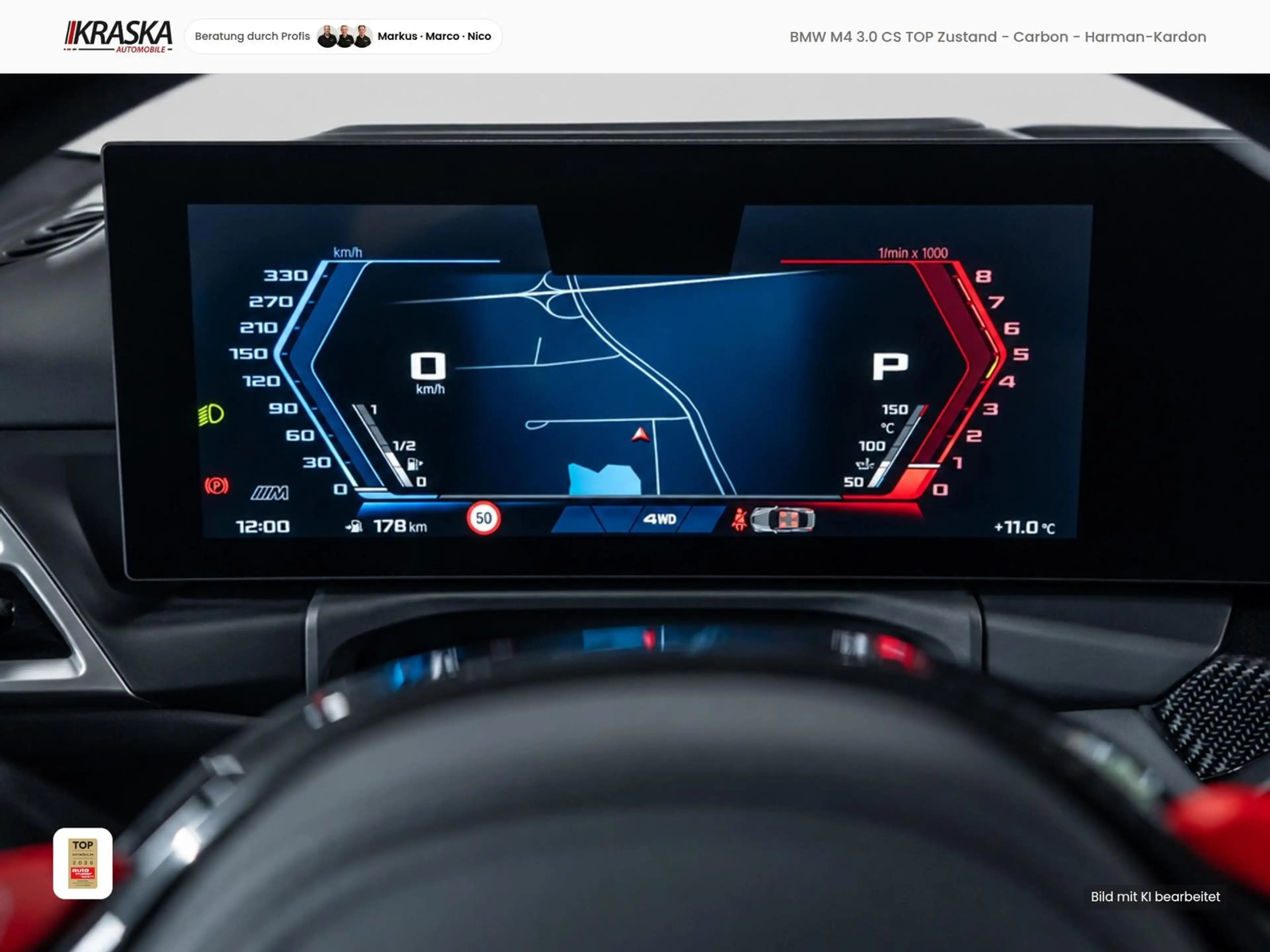 BMW M4 3.0 CS TOP Zustand - Carbon - Harman-Kardon — photo 13