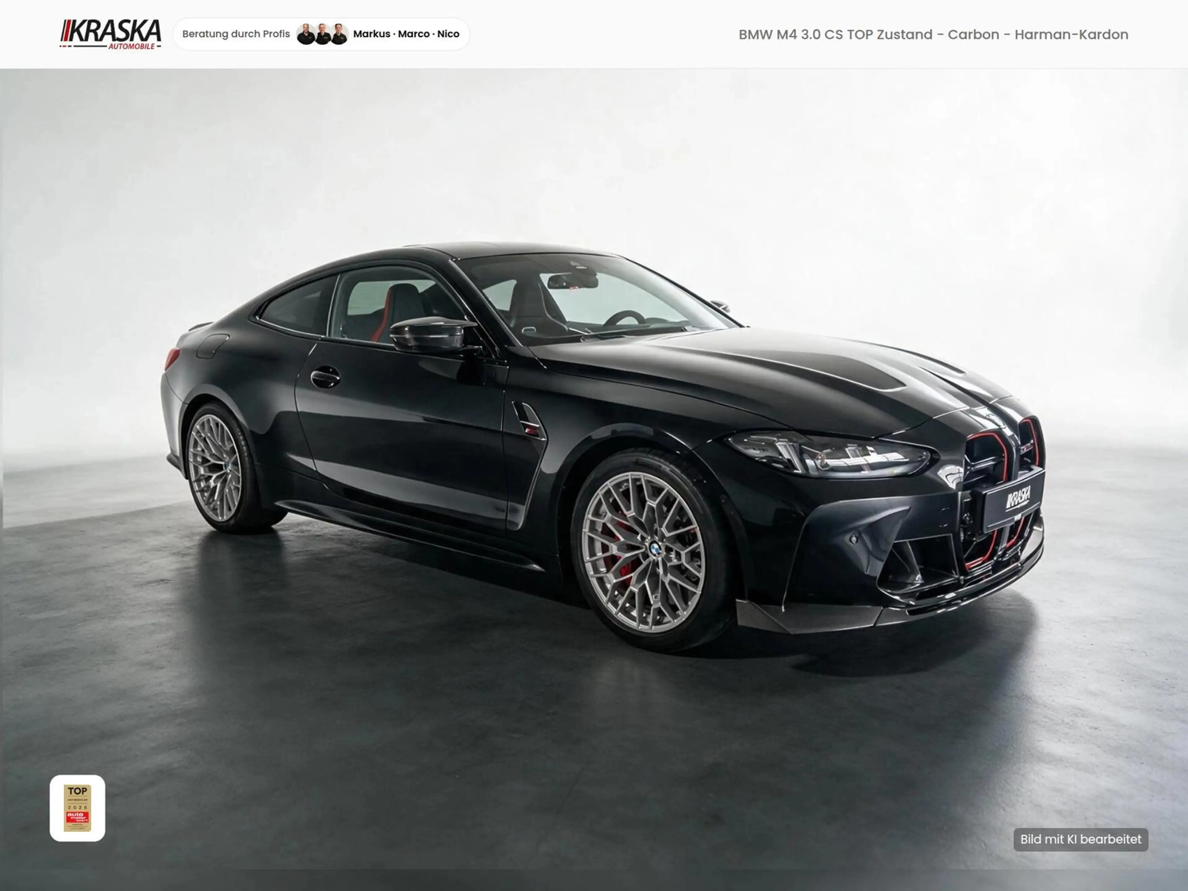 BMW M4 3.0 CS TOP Zustand - Carbon - Harman-Kardon — photo 3