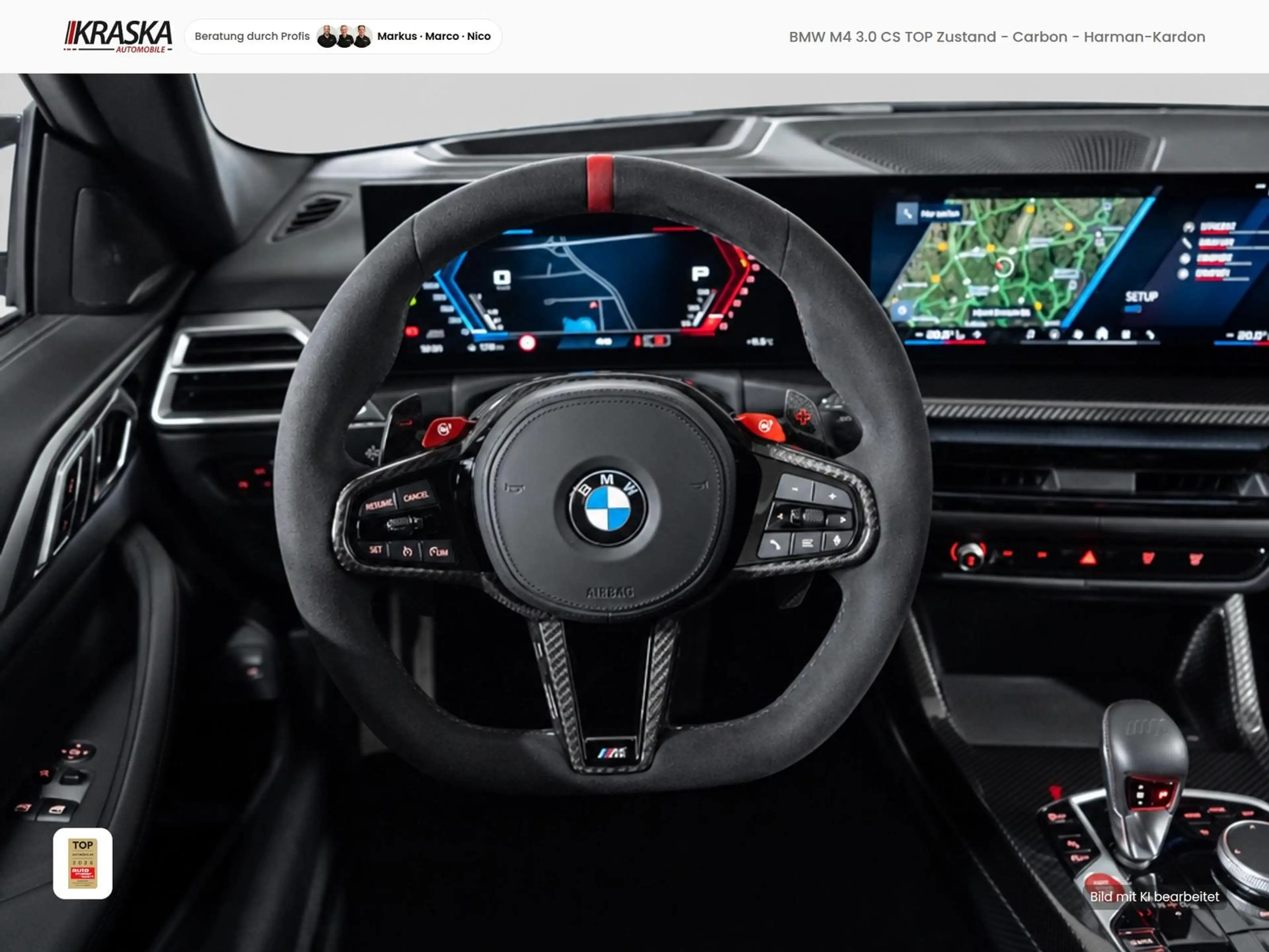 BMW M4 3.0 CS TOP Zustand - Carbon - Harman-Kardon — photo 14