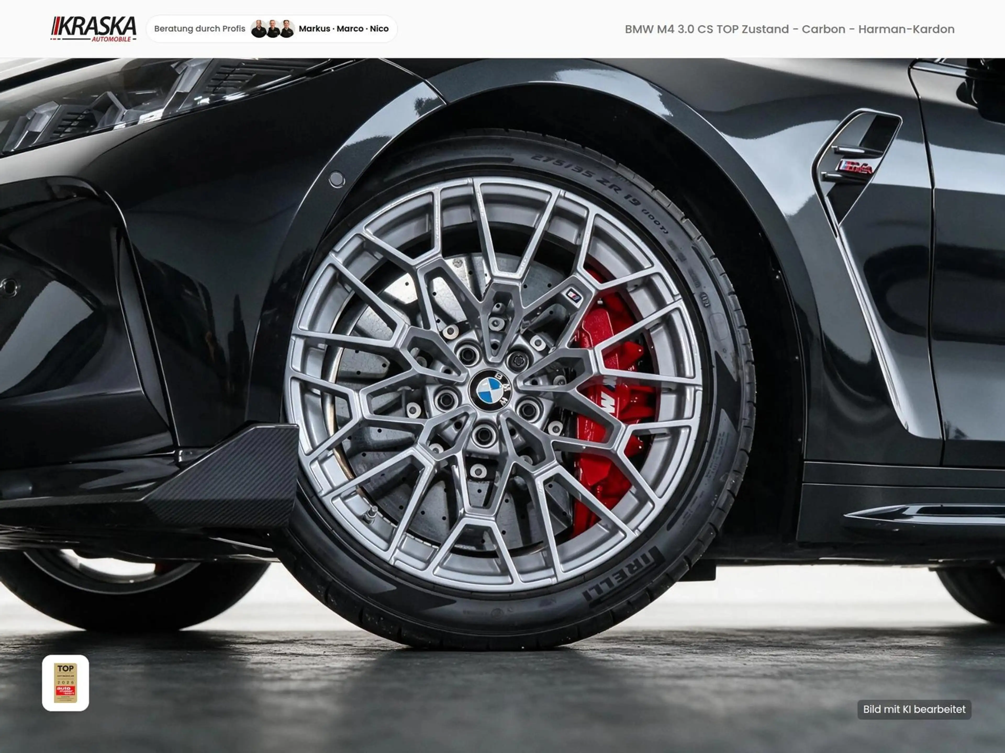 BMW M4 3.0 CS TOP Zustand - Carbon - Harman-Kardon — photo 20