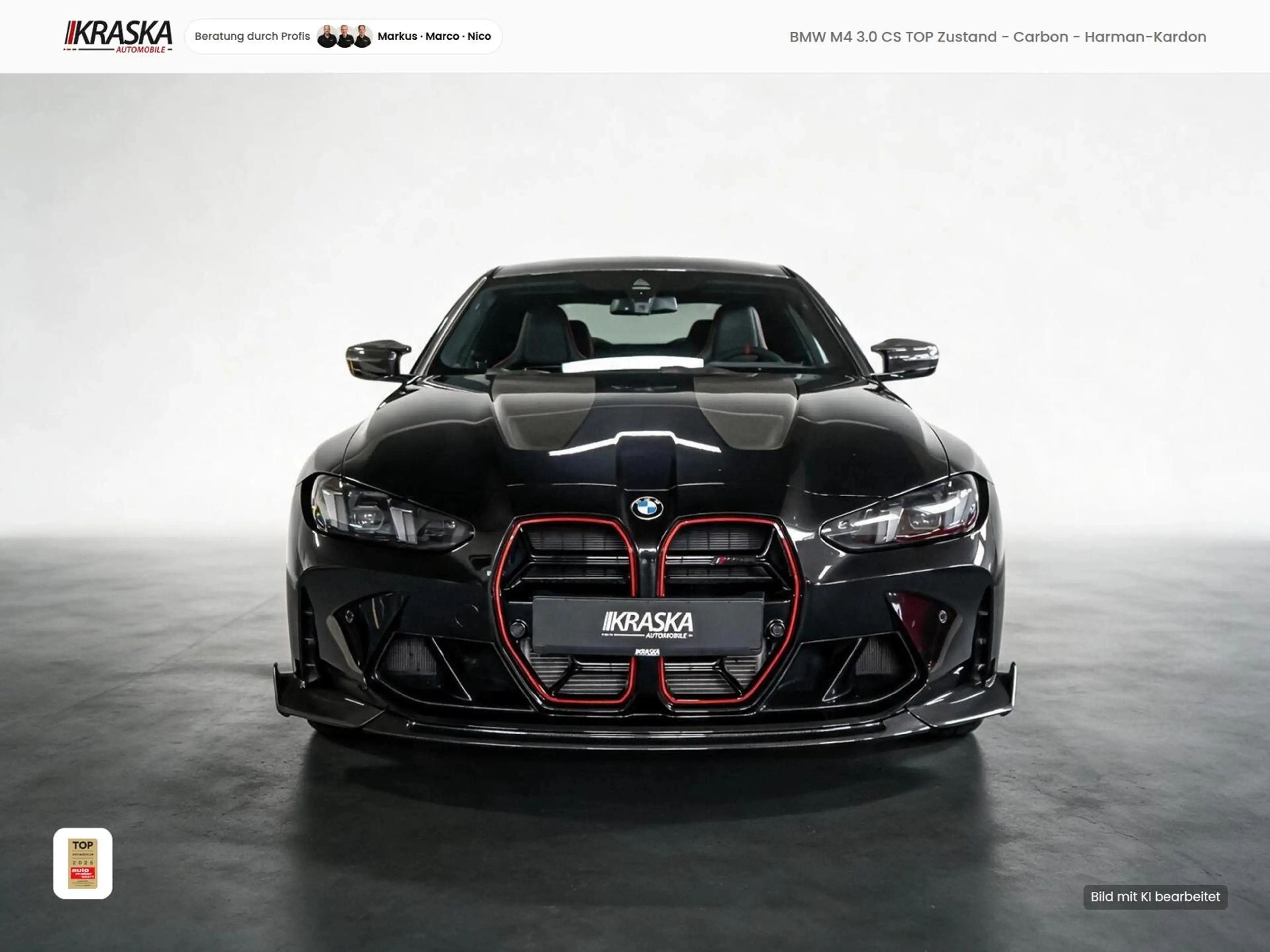BMW M4 3.0 CS TOP Zustand - Carbon - Harman-Kardon — photo 2