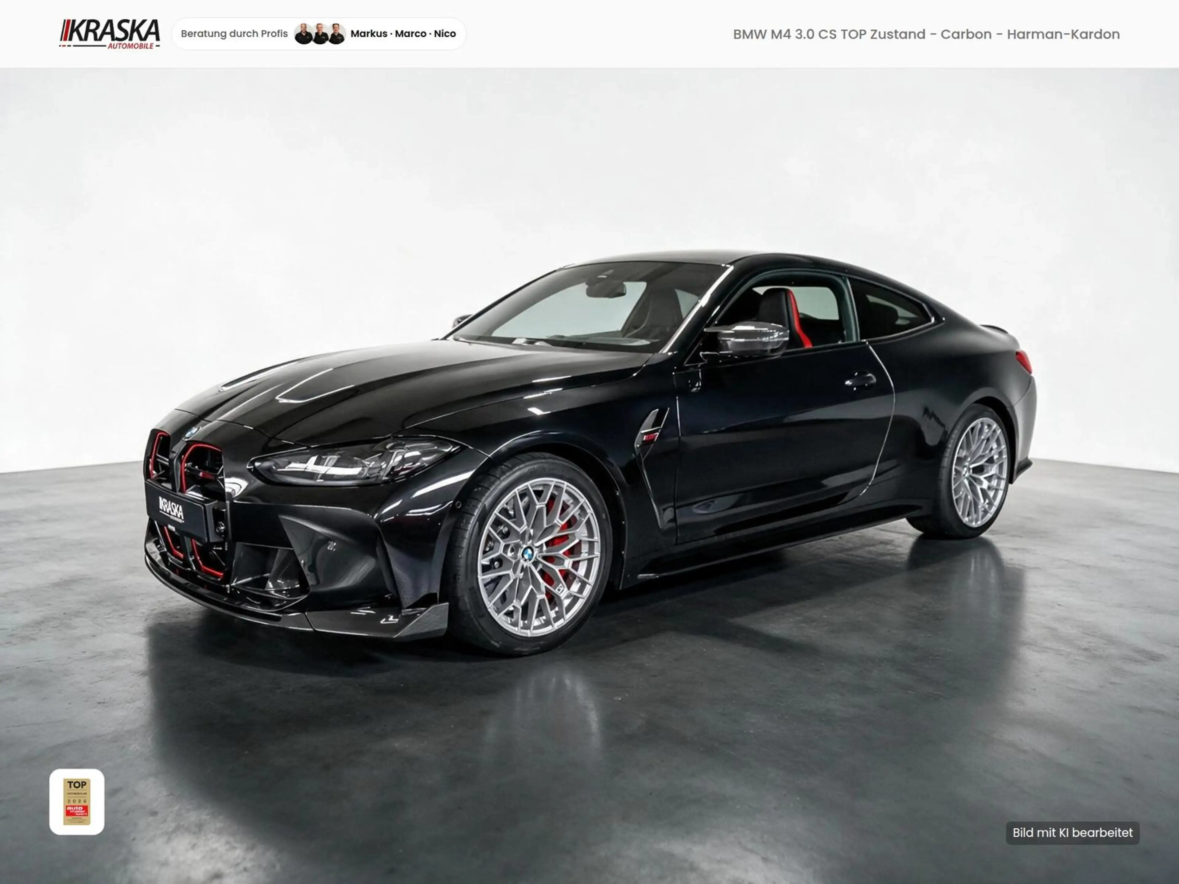 BMW M4 3.0 CS TOP Zustand - Carbon - Harman-Kardon — photo 4