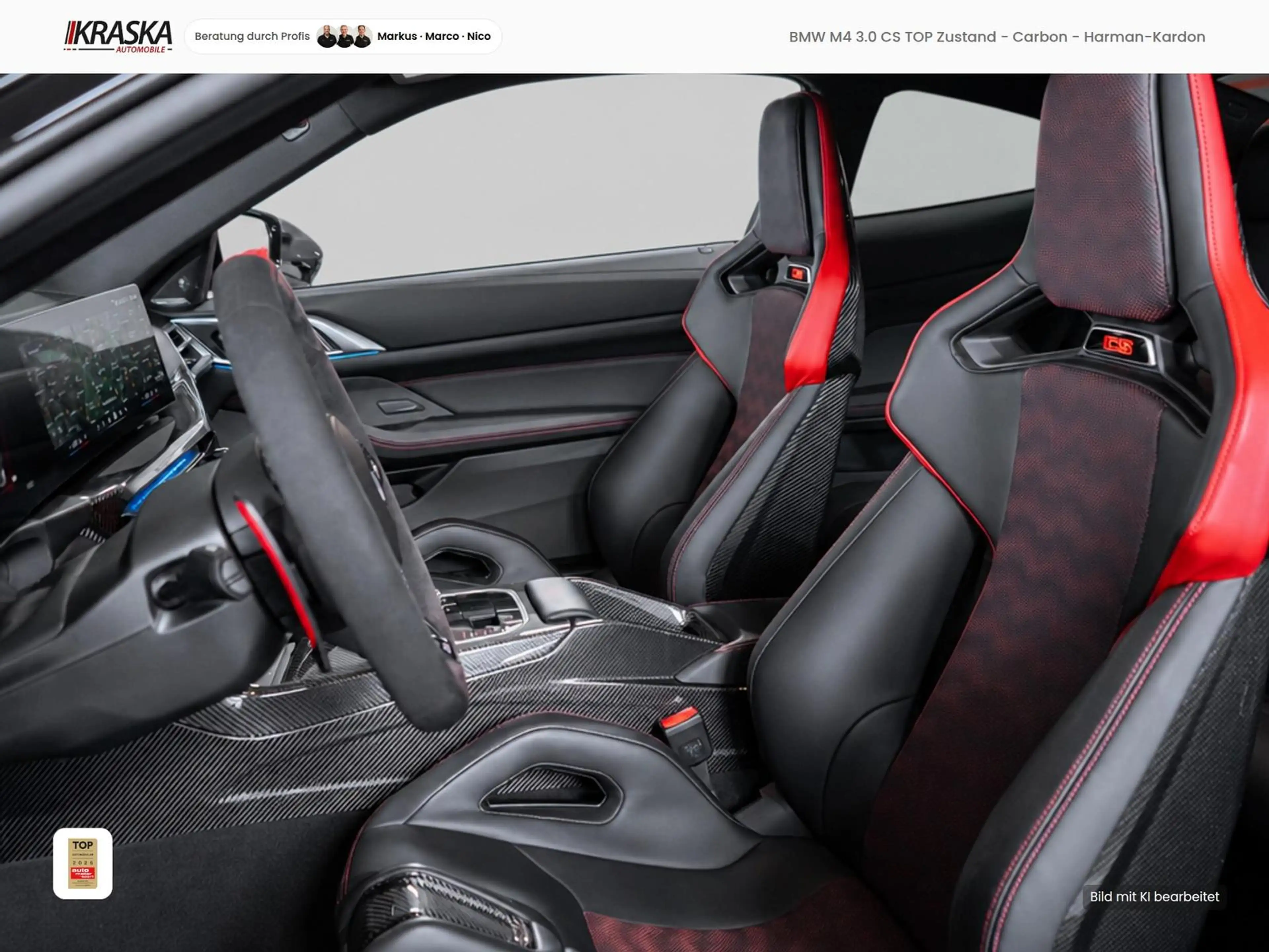 BMW M4 3.0 CS TOP Zustand - Carbon - Harman-Kardon — photo 16