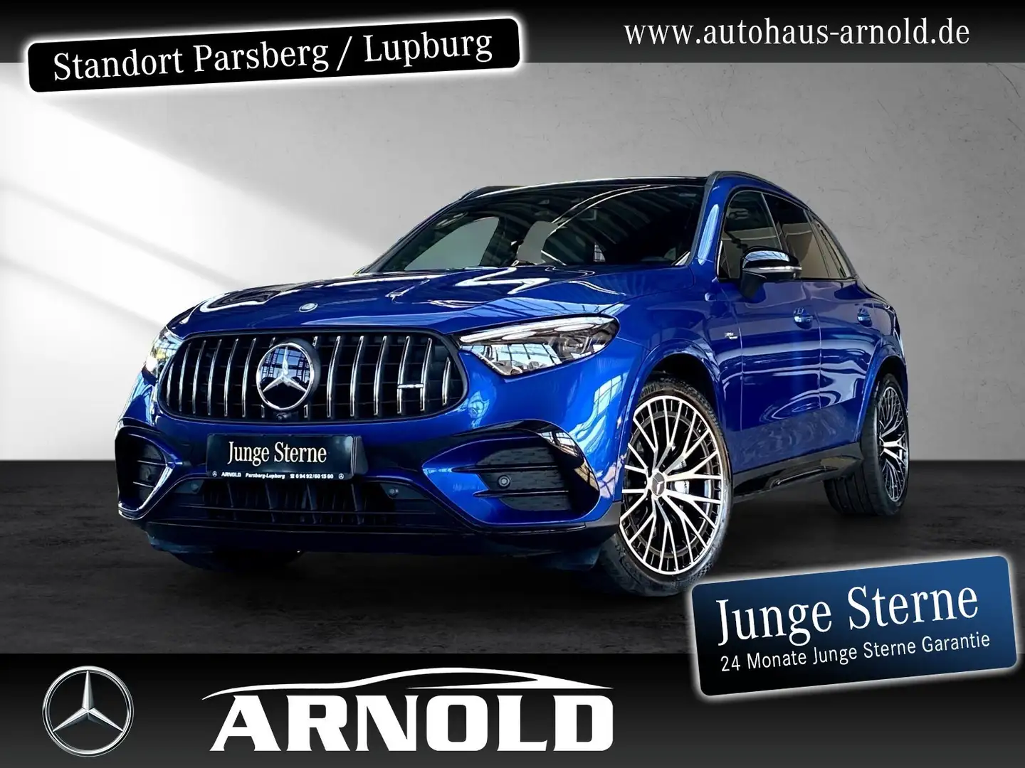 Mercedes-Benz GLC 43 AMG Mercedes-AMG GLC 43 4M Pano HUD 360° Fahrass-P. Blau - 1