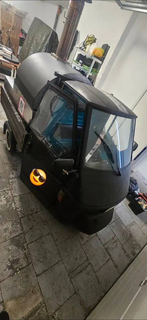 Piaggio Ape Piaggio ape 50 met pizzaoven Schwarz - 1