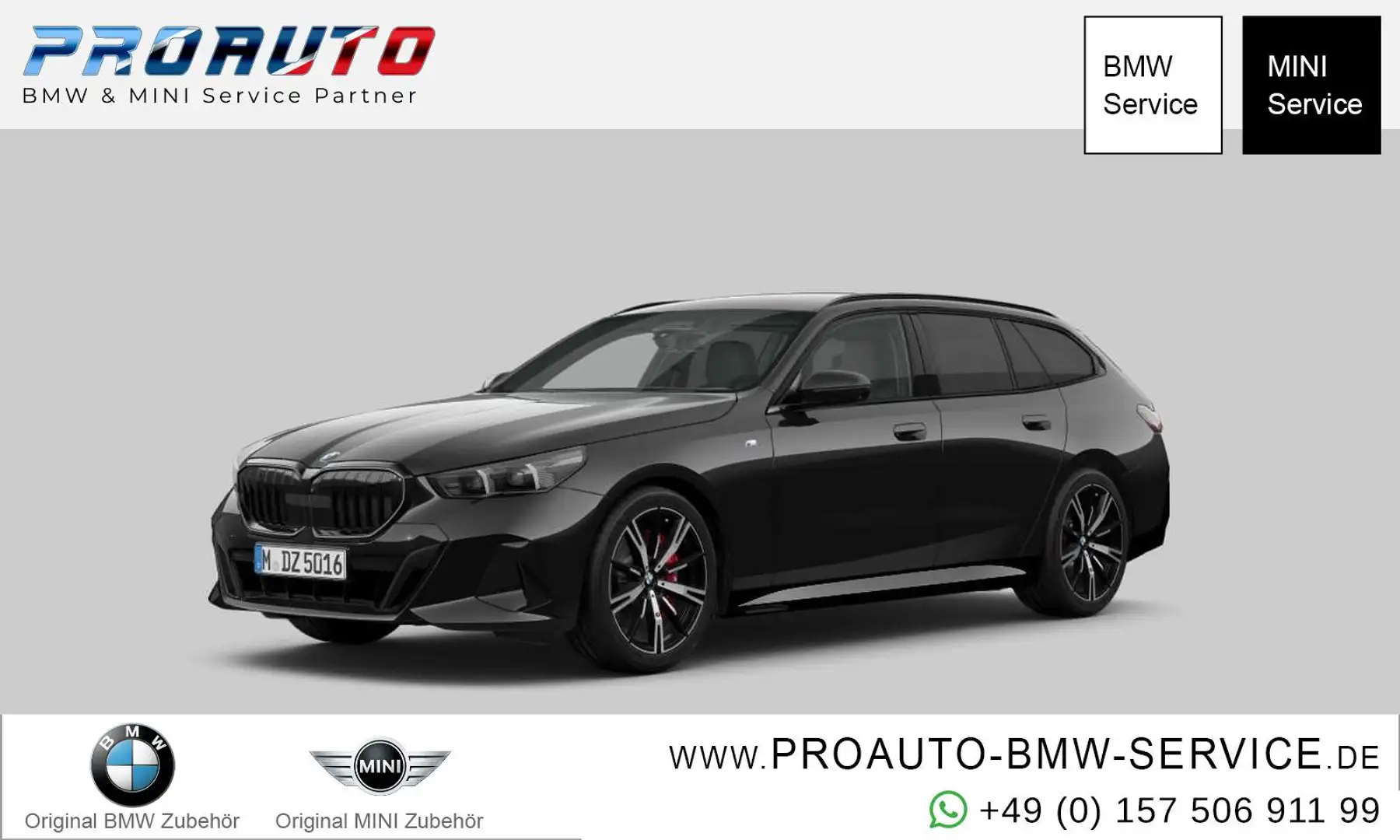 BMW 520 i M Sport Pro A-LED/ICONIC/360°/HUD/AHK/HK/20 Negro - 1
