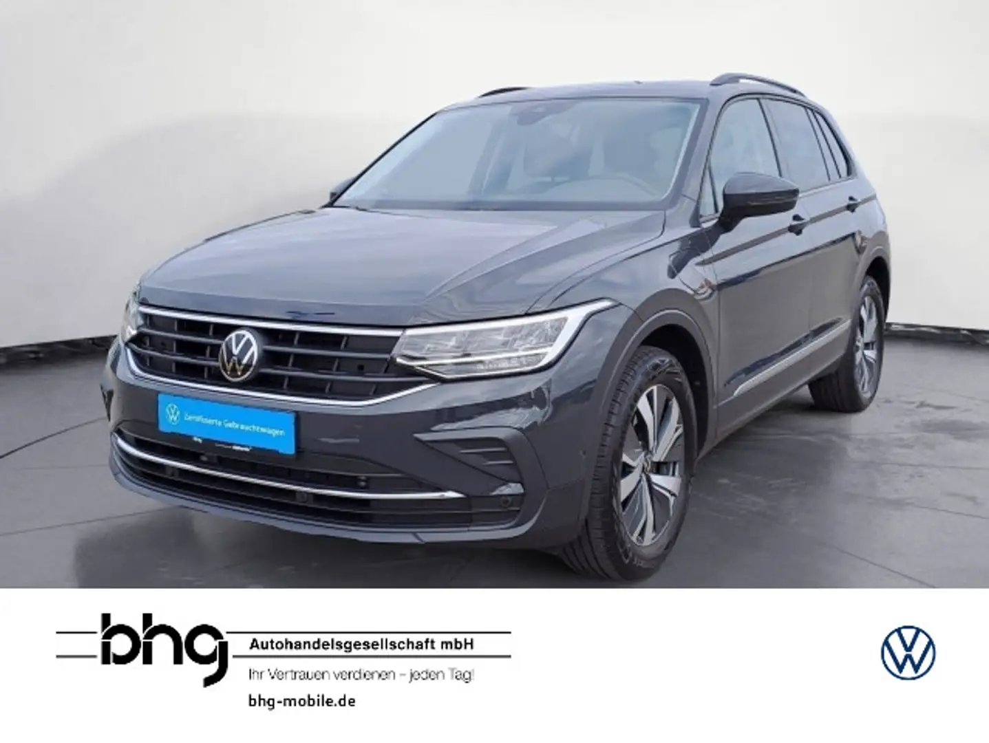 Volkswagen Tiguan 1.4 eHybrid DSG Navi AHK Kamera ParkAssis Grau - 1