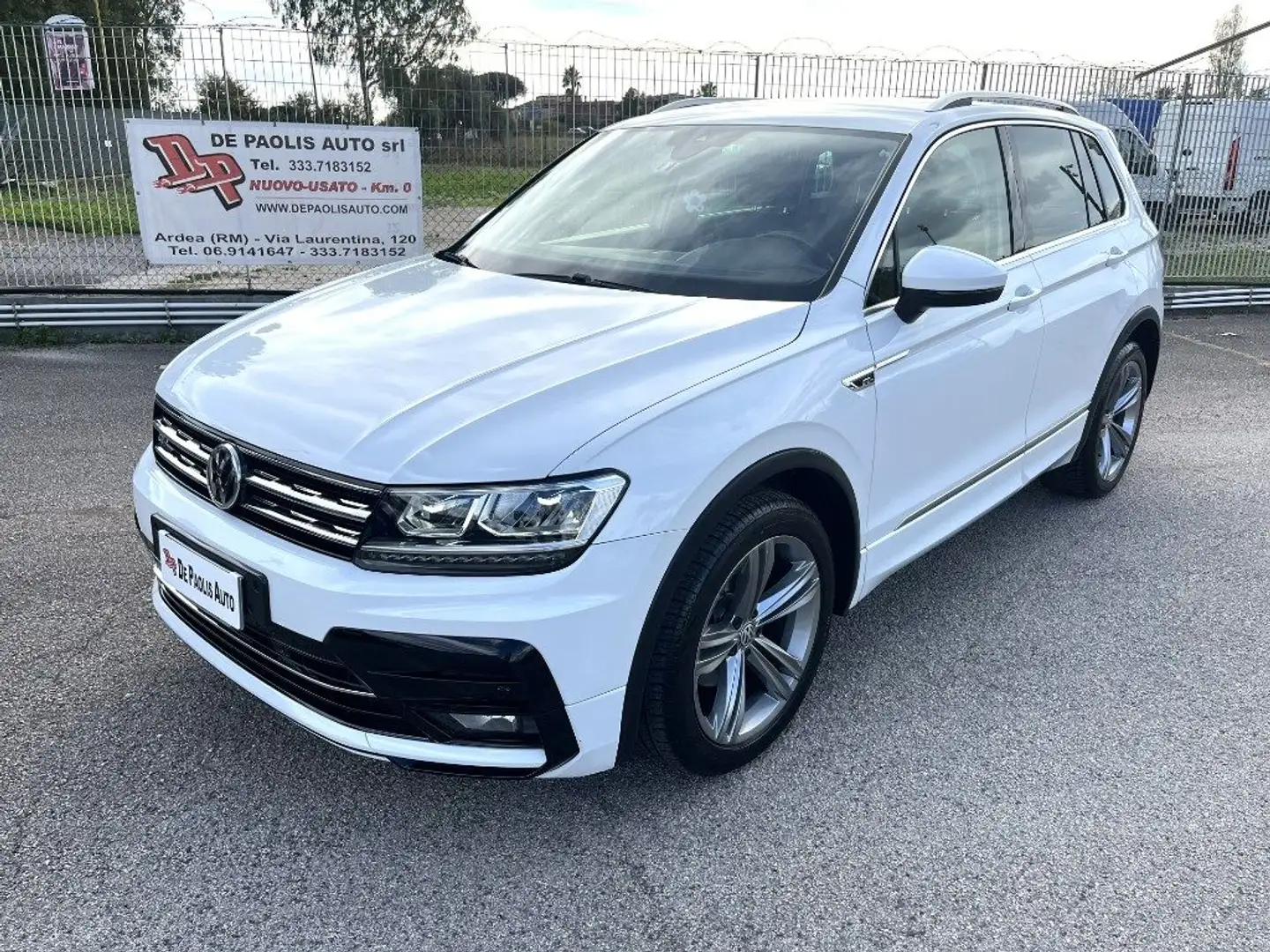 Volkswagen Tiguan 2.0 TDI 150 CV SCR DSG R-Line Blanc - 1