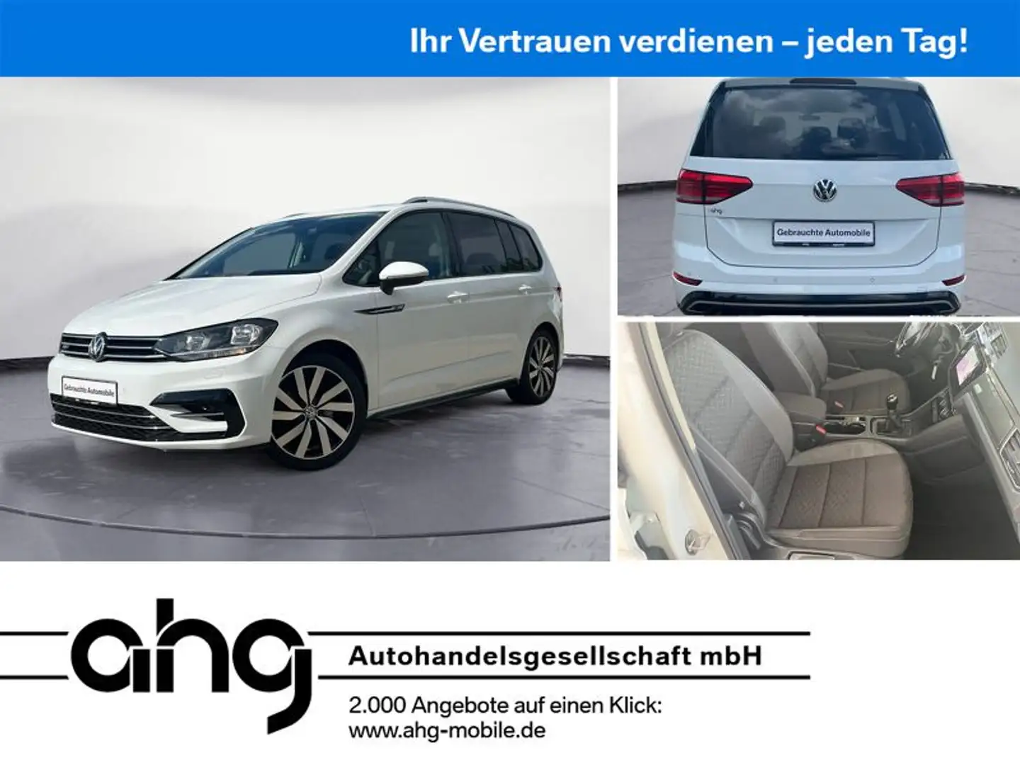 Volkswagen Touran 1.4 TSI JOIN R Line Navi ACC Panorama PDC Wit - 1