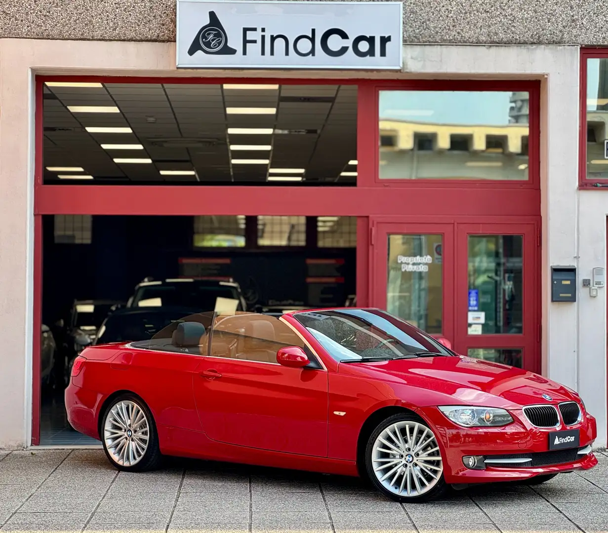 BMW 320 i Cabrio 170cv Steptronic "Service BMW" Rosso - 1