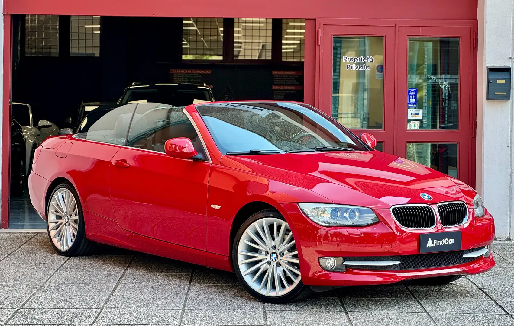 BMW 320 i Cabrio 170cv Steptronic "Service BMW" Rosso - 2