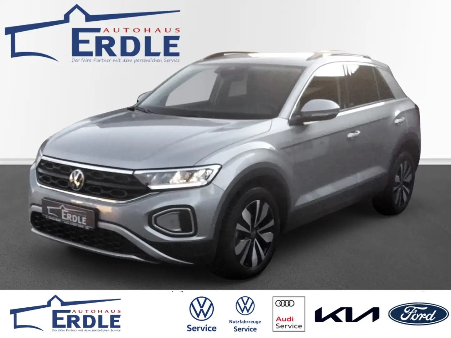 Volkswagen T-Roc Move 1.0 TSI *5 Jahres Gar. *Navi *Ganzjahresreife Silber - 1
