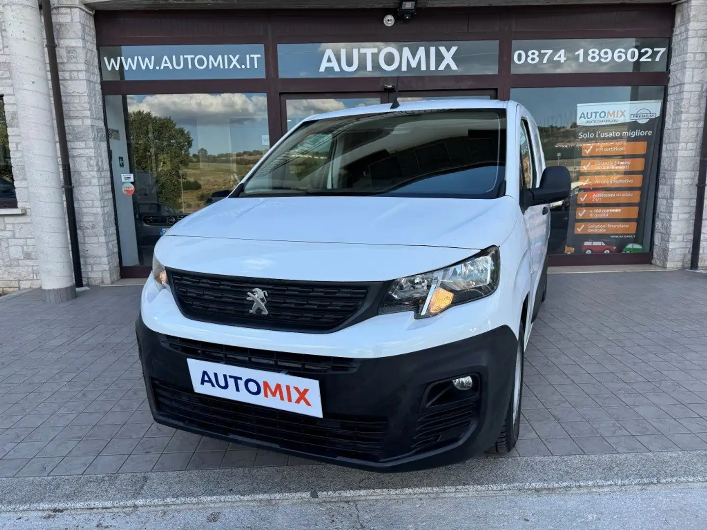Peugeot Partner L1 Bluehdi 130 Cv Premium Bianco - 2