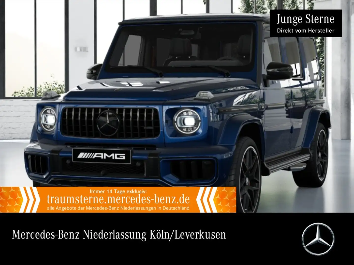 Mercedes-Benz G 63 AMG Burmester 3D Perf-Abgas 360° Stdhzg SHD Modrá - 1