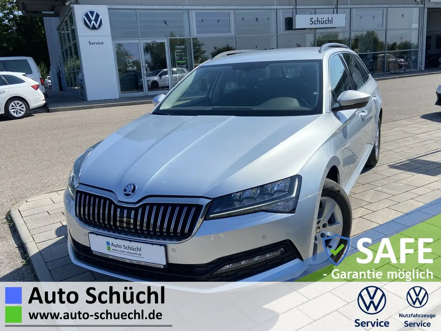 Skoda Superb Combi 2.0 TDI NAVI+LED+AHK+SMART-LINK+KAM Silber - 1
