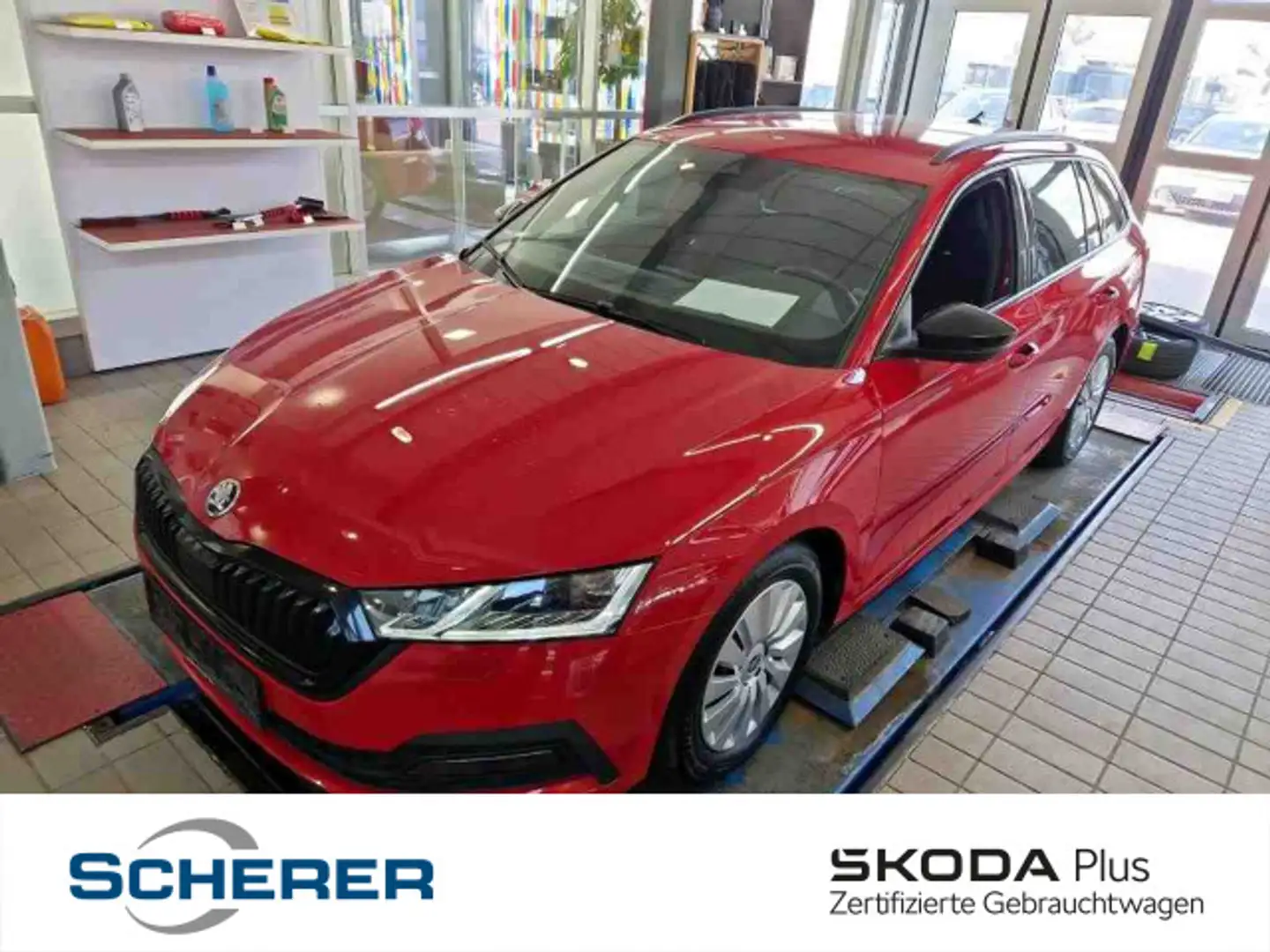 Skoda Octavia Combi 2.0 TDI DSG Style Navi, SRA, RFK, Rot - 1