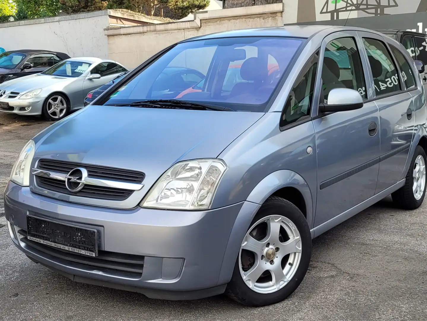 Opel Meriva 1.6 16V Automatik*Navi*PDC*Klimaaut*15"+Allwetr. Grijs - 2