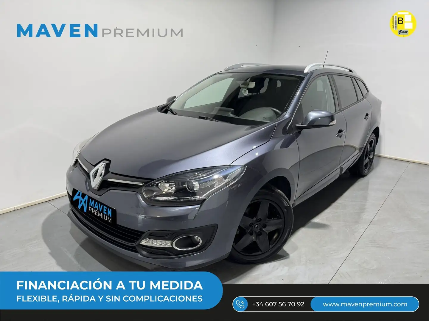 Renault Megane Sport Tourer Limited dCi 110 eco2 Gris - 1