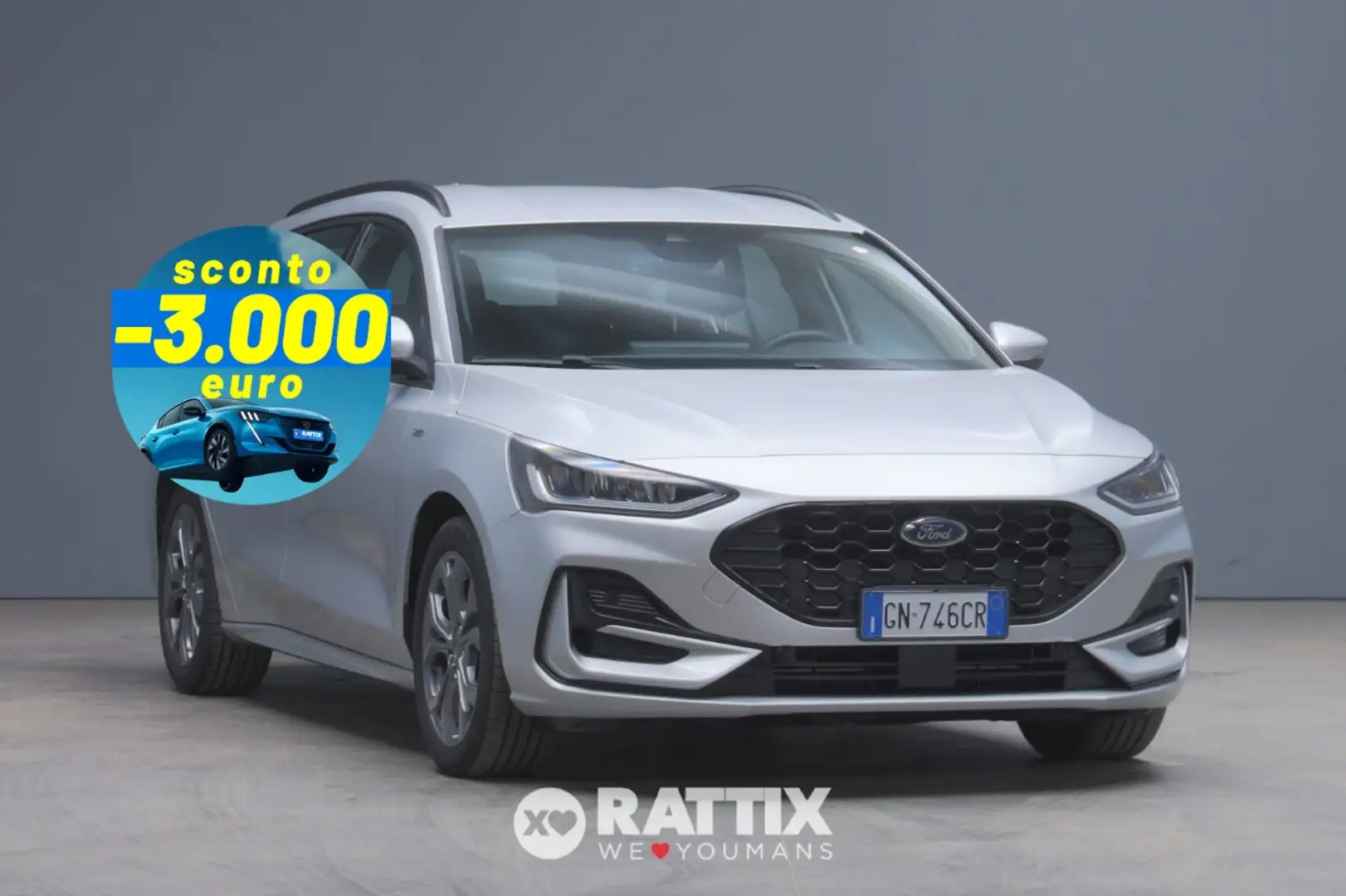 Ford Focus SW 1.0 Ecoboost Hybrid 125CV ST-Line Design Power Nero - 1