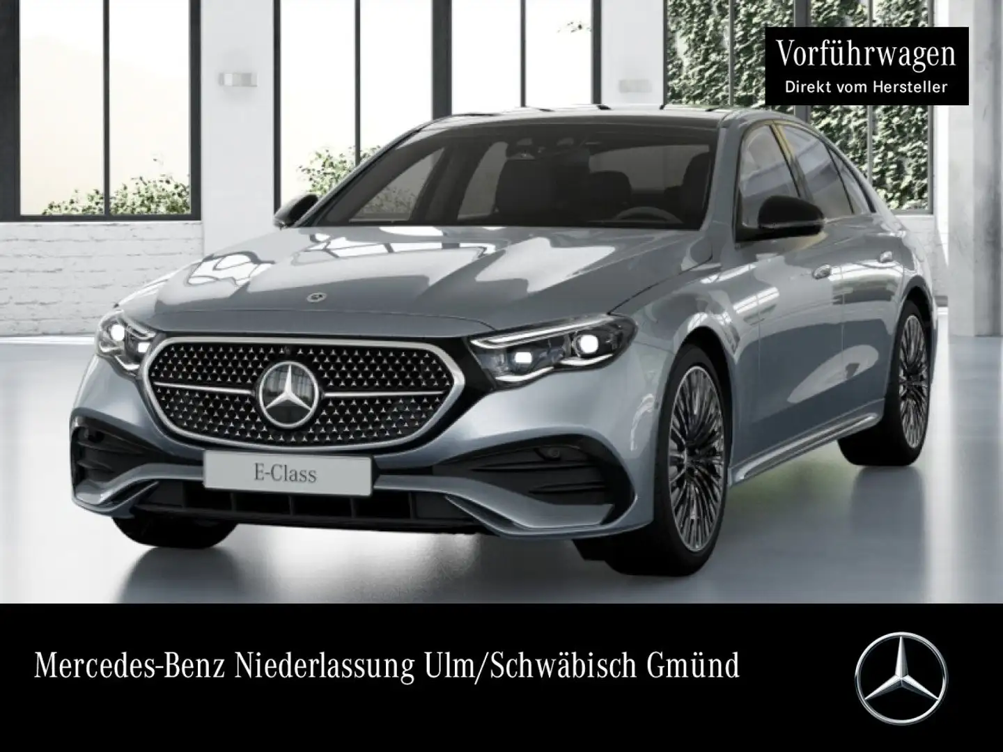 Mercedes-Benz E 300 de AMG Fahrass 360° Pano Burmester Distr. 9G Argent - 1