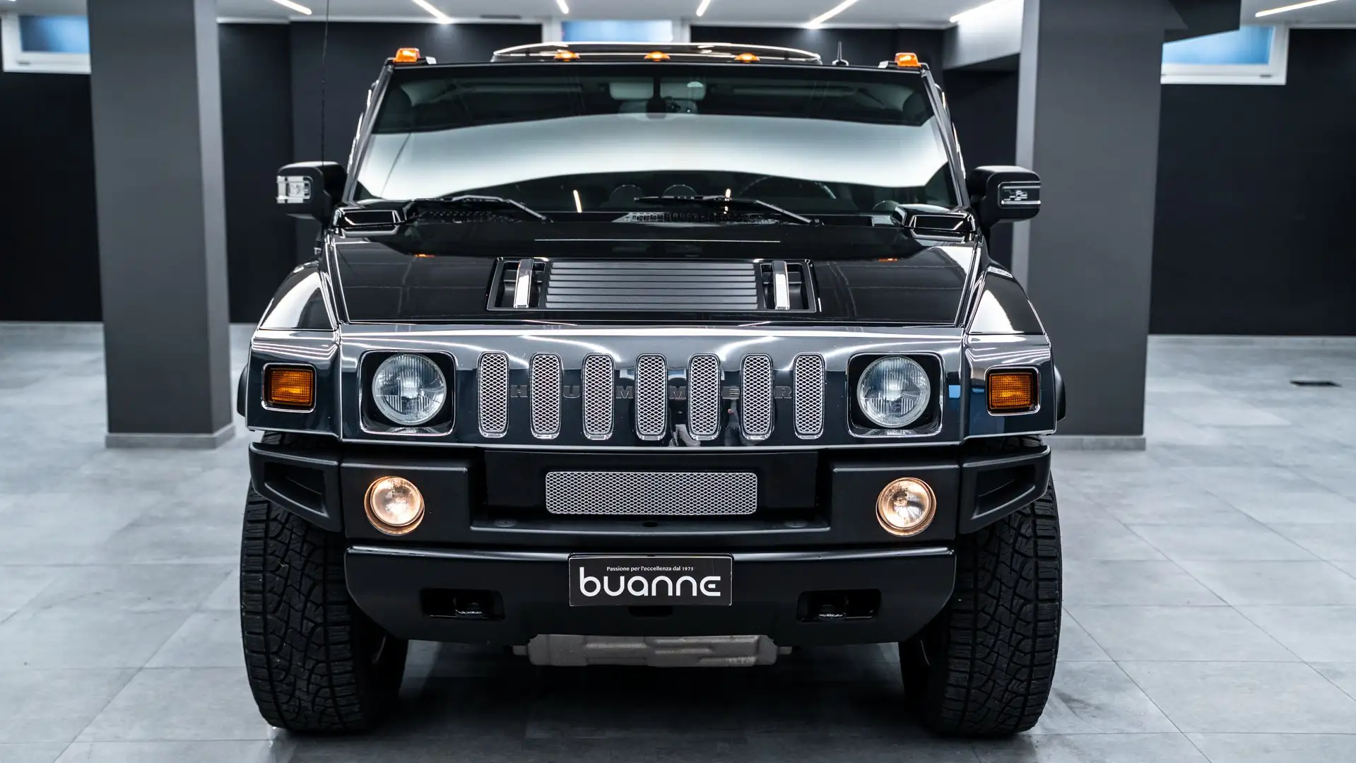 HUMMER H2 6.0 V8 SUPERCHARGED 550CV TETTO SOSP BOSE KM CERT Nero - 2