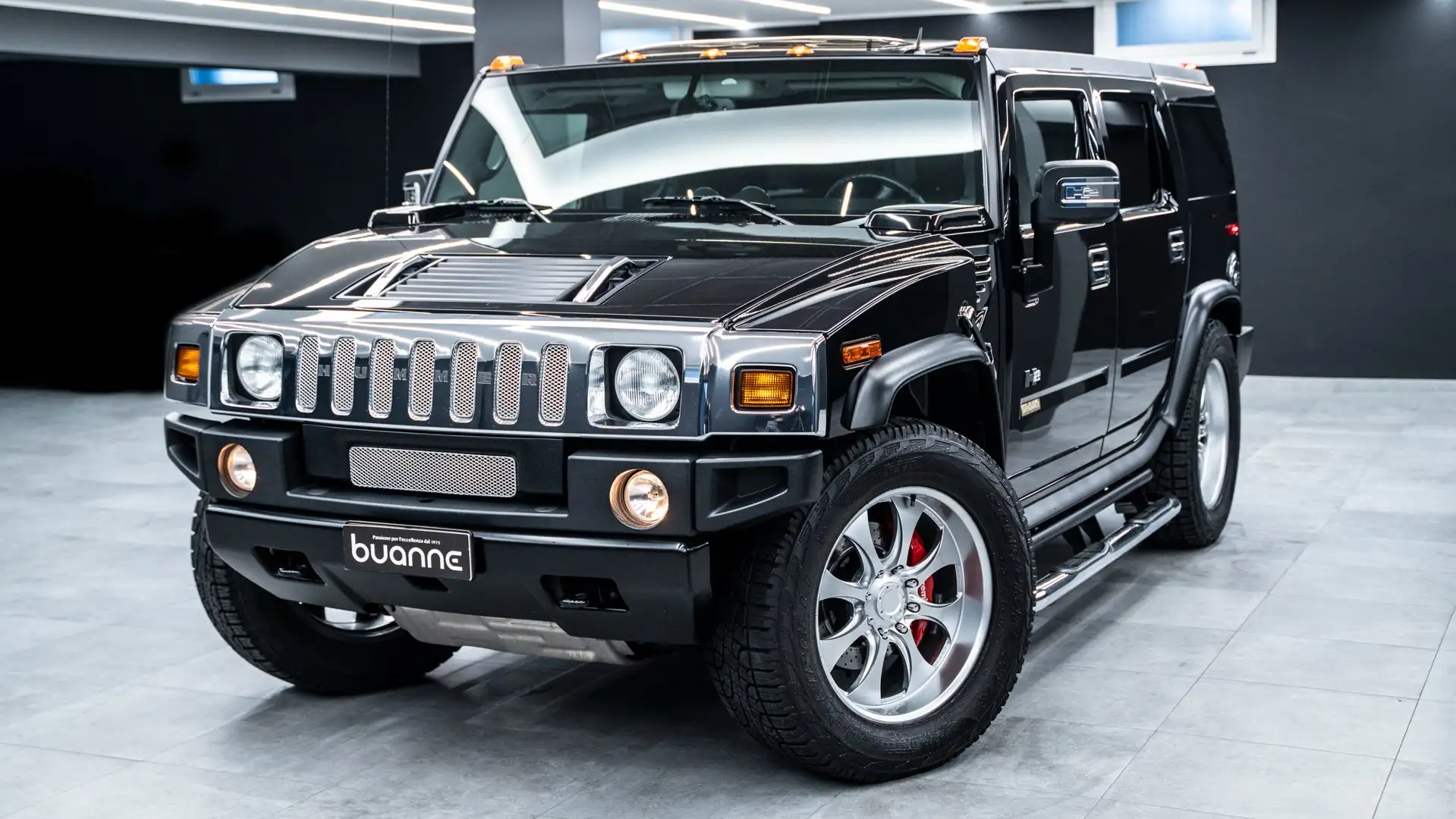 HUMMER H2 6.0 V8 SUPERCHARGED 550CV TETTO SOSP BOSE KM CERT Nero - 1