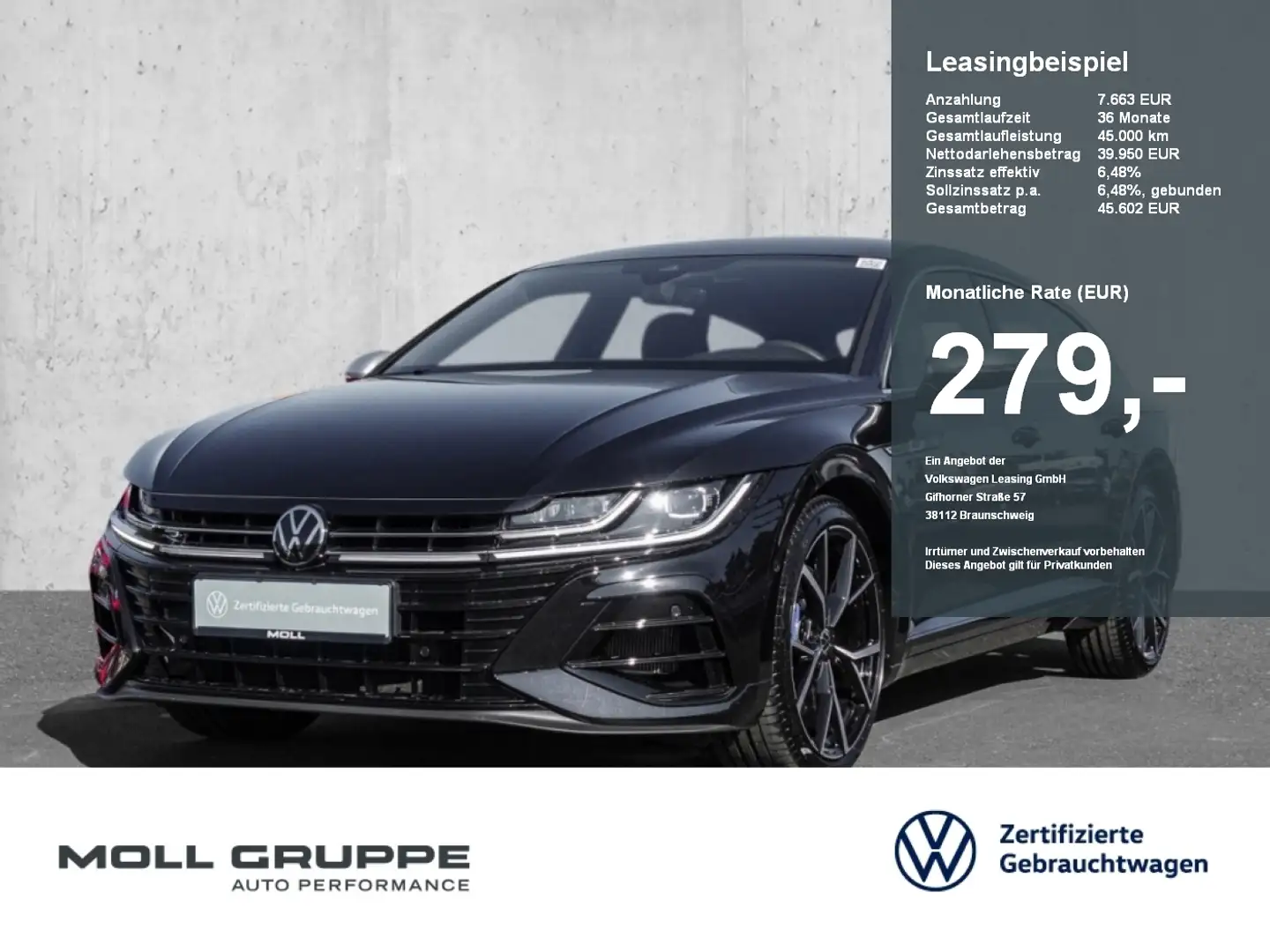 Volkswagen Arteon R Shooting Brake 2.0 FSI 4Motion DSG NAVI AHK Negru - 1