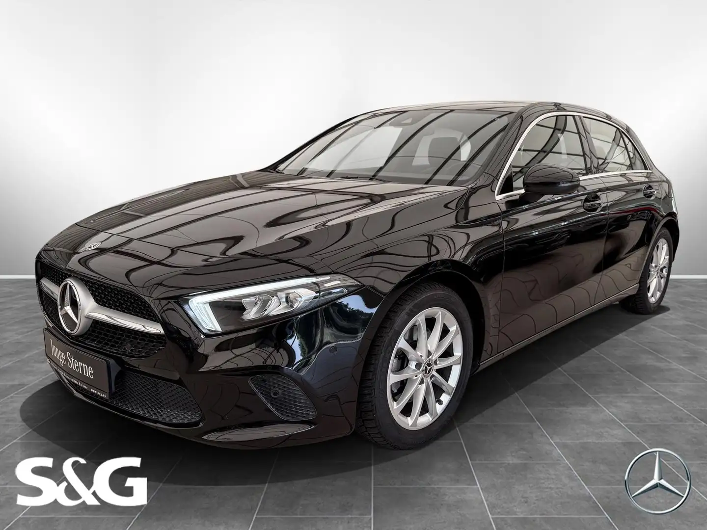Mercedes-Benz A 200 Kompaktlimousine Progressive MBUX+LED+17 Schwarz - 1