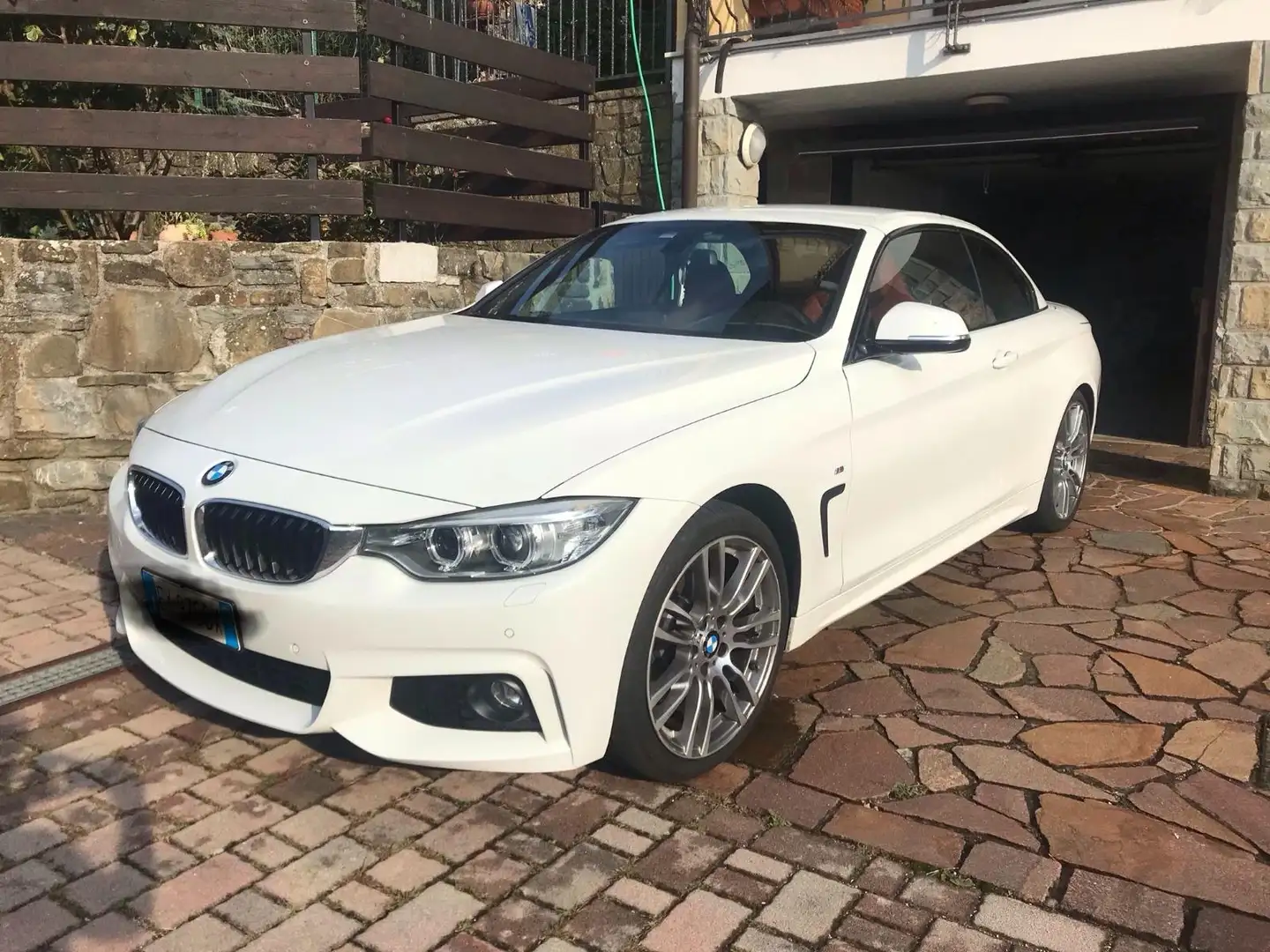 BMW 430 430dA Cabrio Msport Bianco - 2