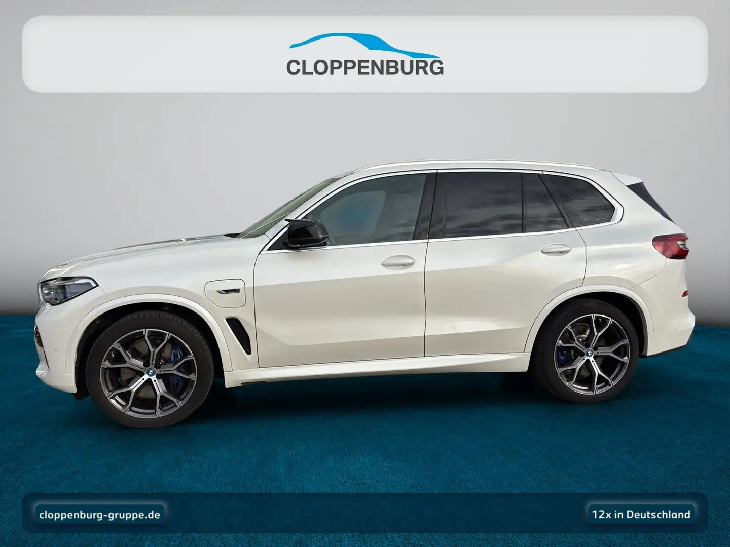 BMW X5 xDrive45e M Sportpaket Head-Up+AHK+Navi+Luft Weiß - 2