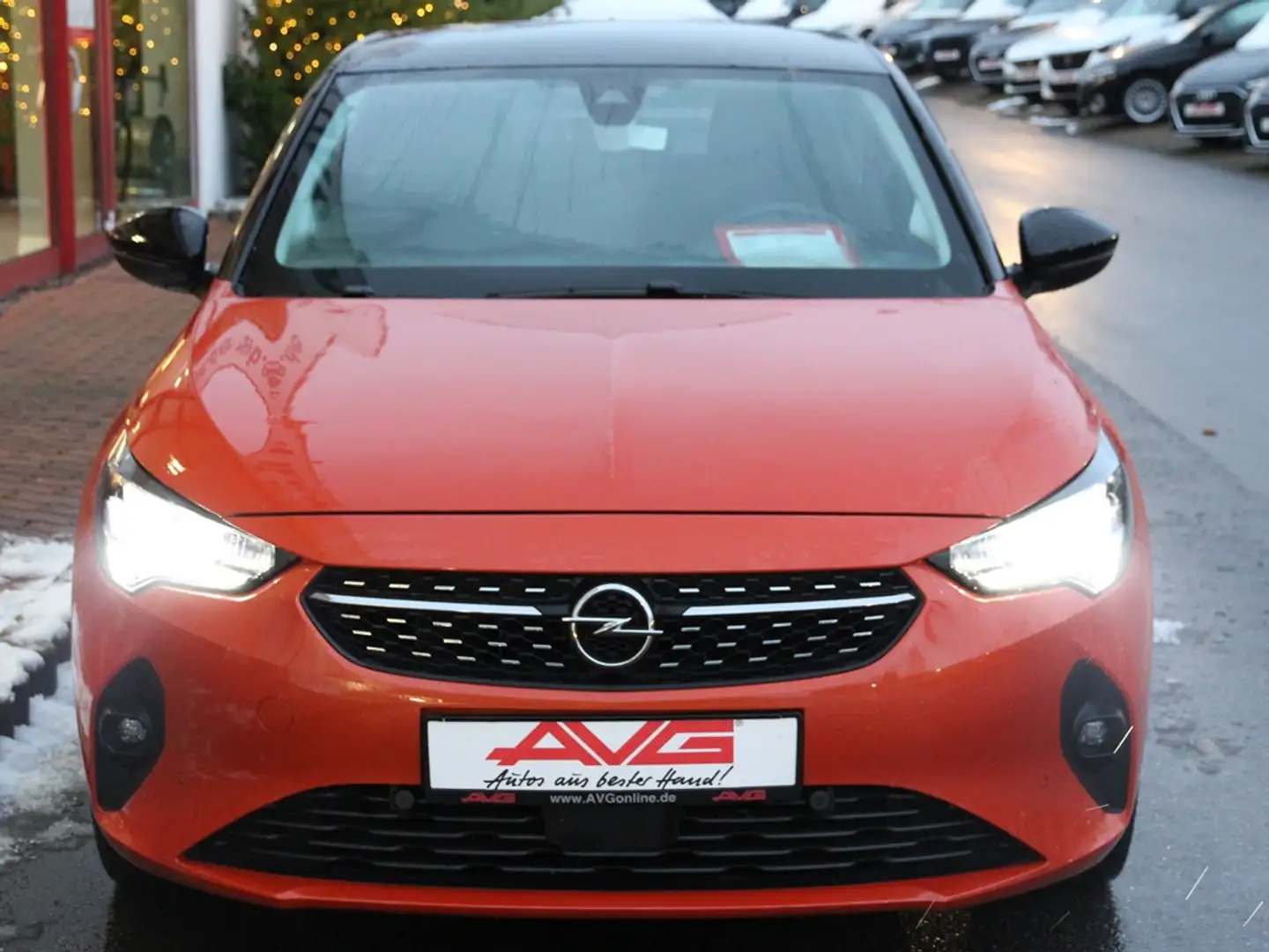 Opel Corsa Elektro Elegance LED Connect Klimaaut NSW PV Arancione - 2