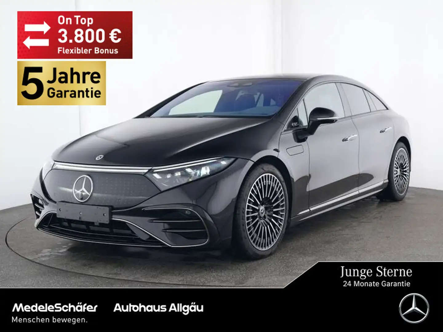 Mercedes-Benz EQS EQS 580 4M AMG 21" 4xMASSAGE NAPPA Carbon NP183 Schwarz - 1