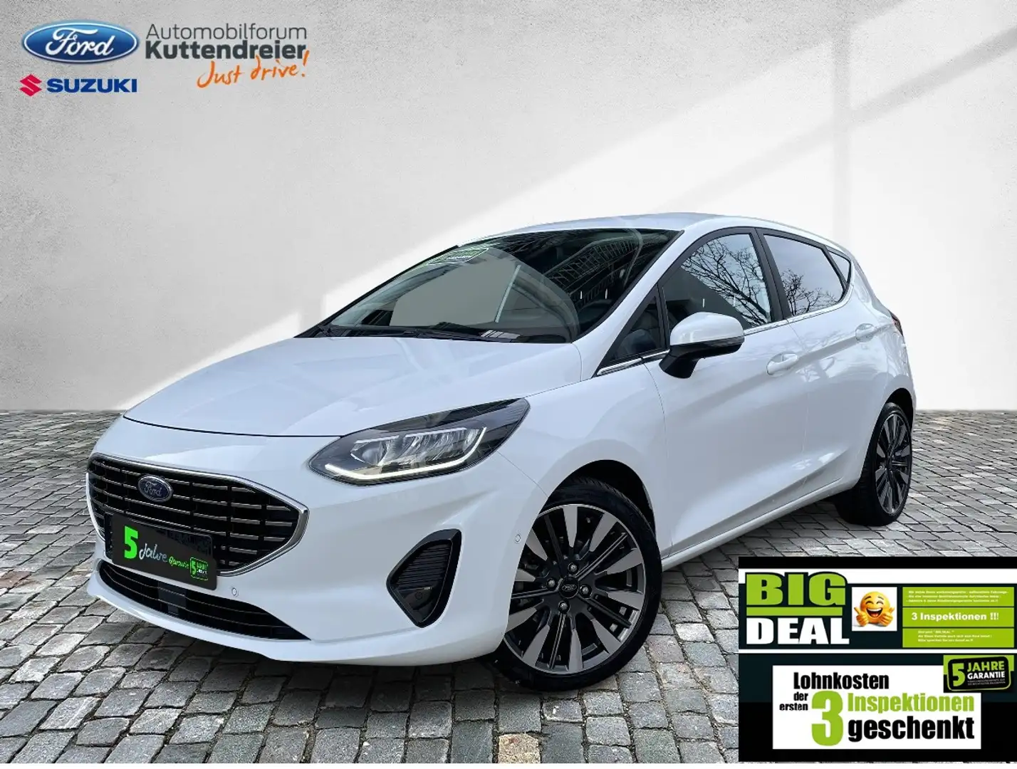 Ford Fiesta Vignale 5tg Navi Kamera Teilleder Sitzh. Blanc - 2