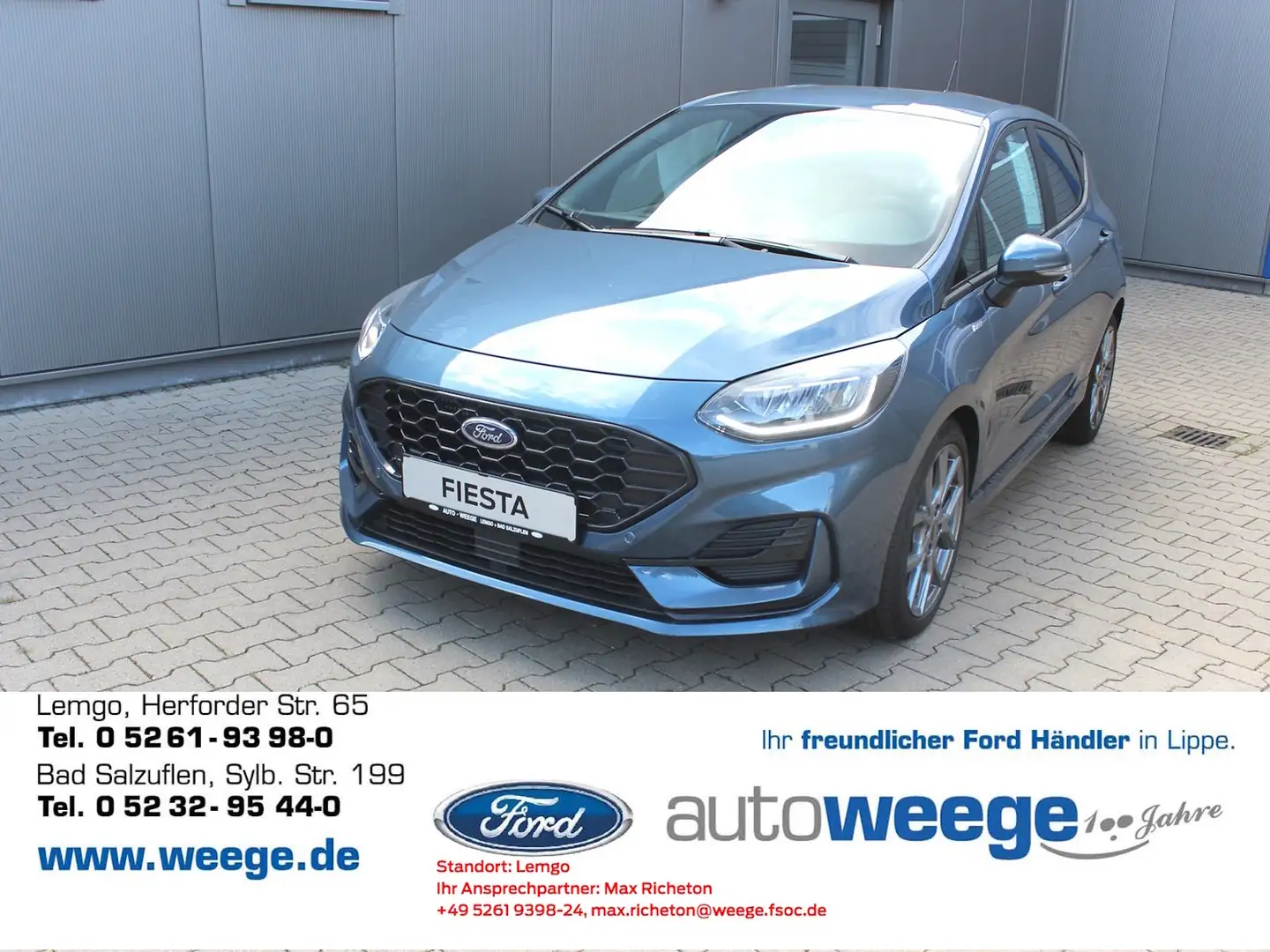 Ford Fiesta ST-Line Modrá - 1