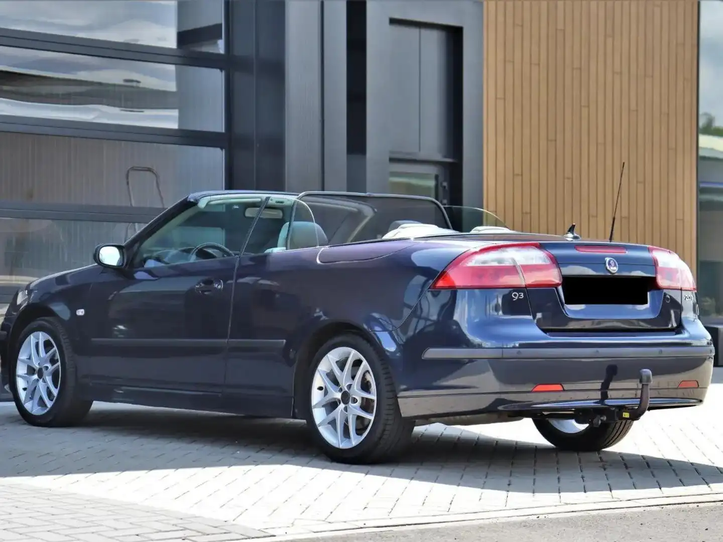 Saab 9-3 2.0 T Cabrio Vector +Nav+automatic+trekhaak Bleu - 1