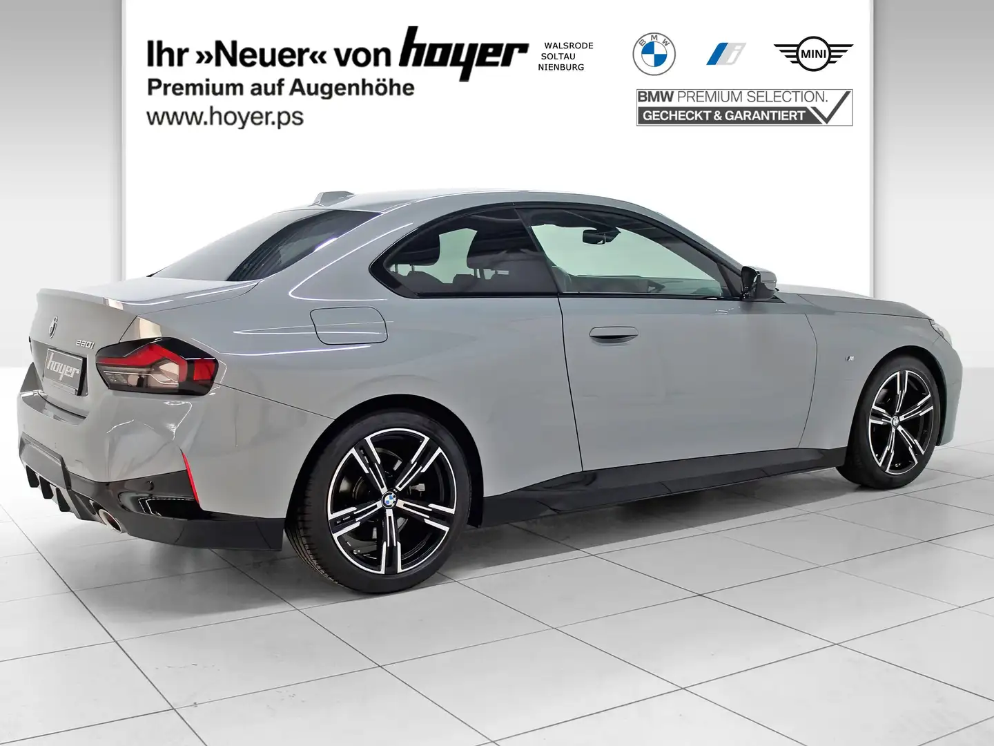 BMW 220 i Coupé M Sportpaket HiFi DAB LED Tempomat Grau - 2