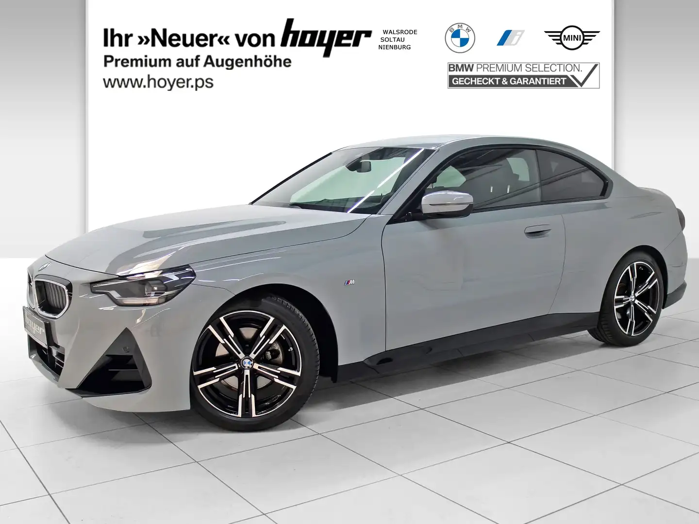 BMW 220 i Coupé M Sportpaket HiFi DAB LED Tempomat Grau - 1