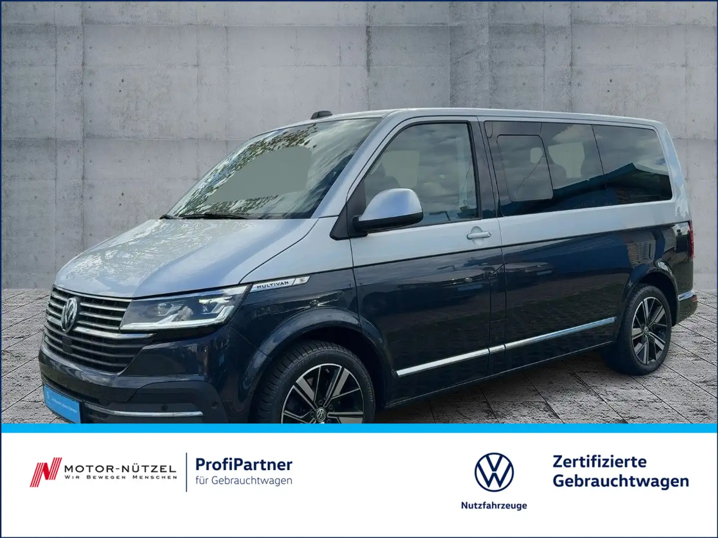 Volkswagen T6.1 Multivan 2.0 TDI 4M GENERATION SIX LED+NAVI Zilver - 1